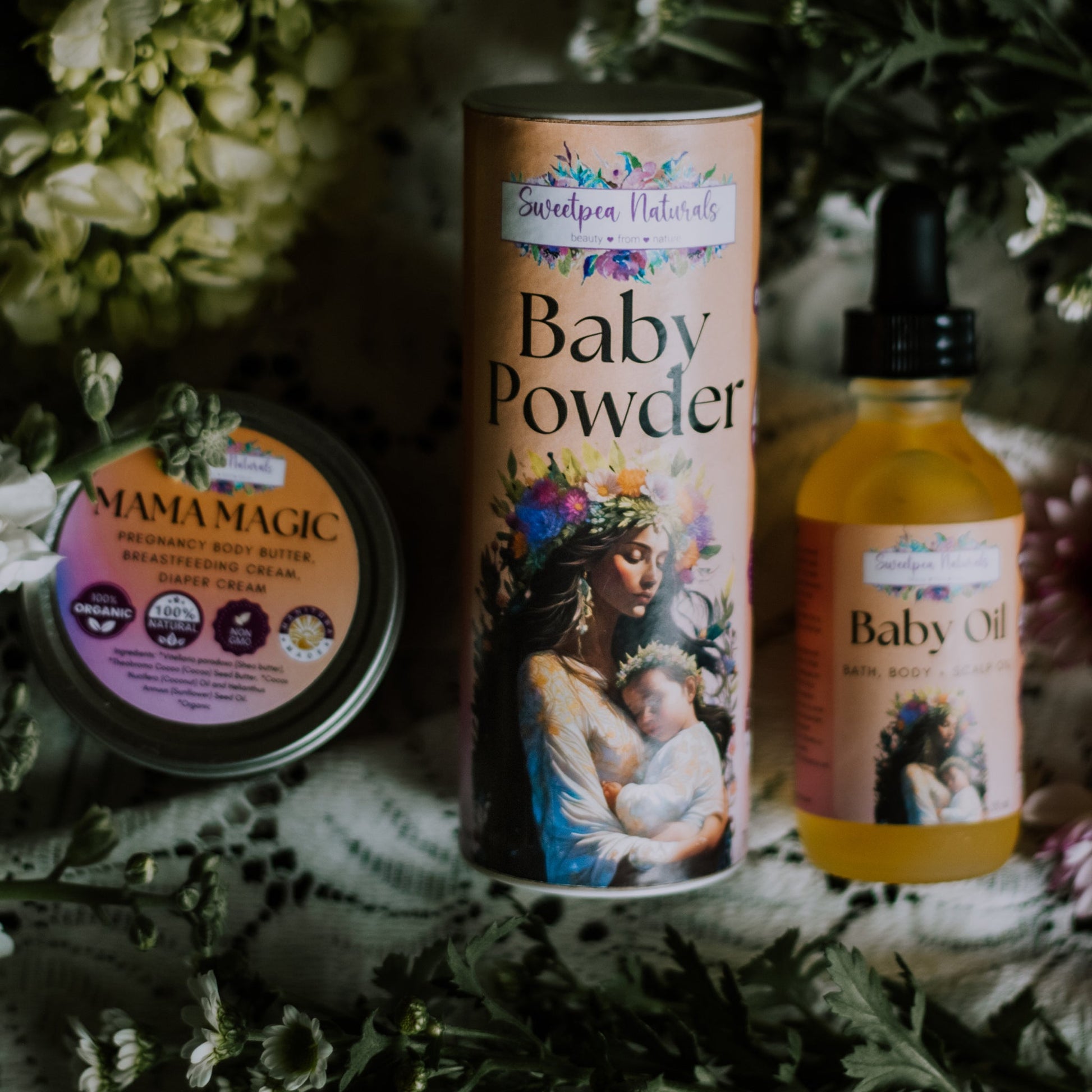 Baby Powder - Sweetpea Naturals 