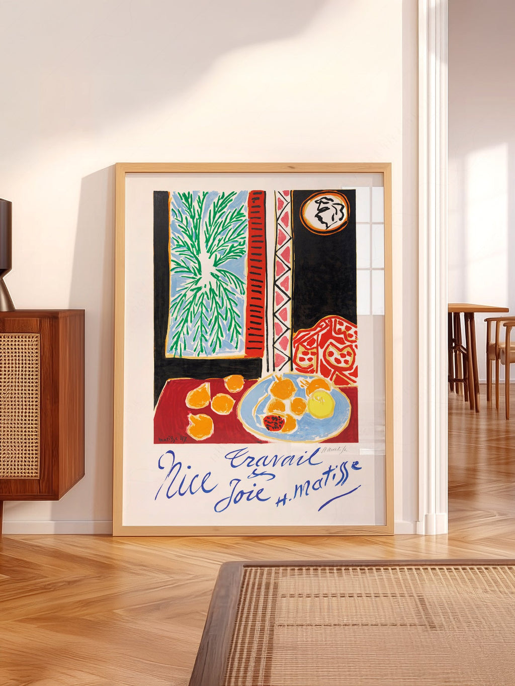 Henri Matisse Nice Travail et Joie Art Print – Modern Wall Decor Poster