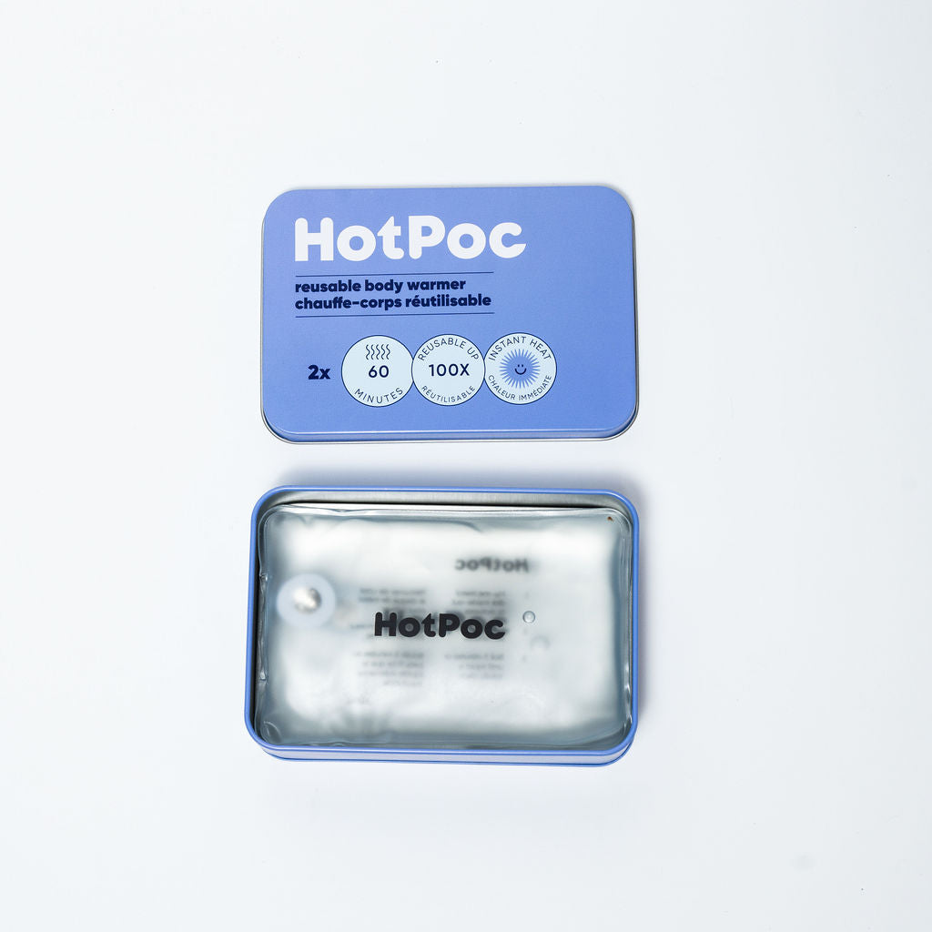 Chaufferettes corporelles réutilisables et écologiques HotPoc (paquet de 2)