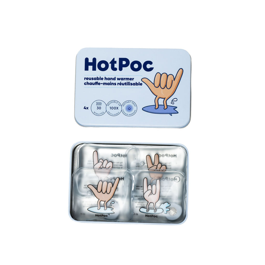 Hot Poc Eco-Friendly Reusable Hand Warmers (4-Pack)