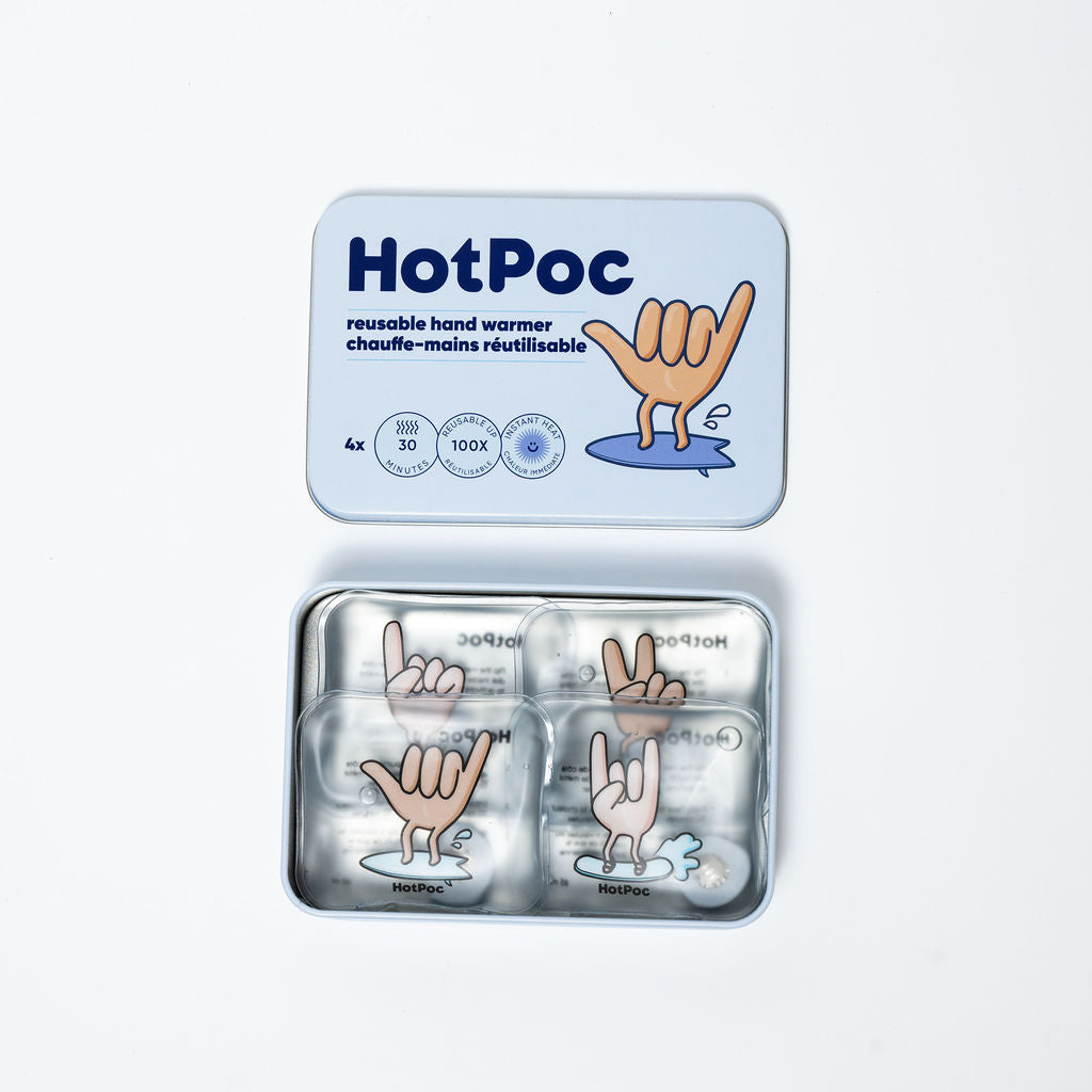 Chaufferettes pour les mains réutilisables et écologiques Hot Poc (paquet de 4)