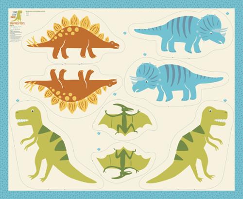 Stacy Iest Hsu - Moda - Stomp Stomp Roar - Panneau Stuffy 36" x 44" 20827 11