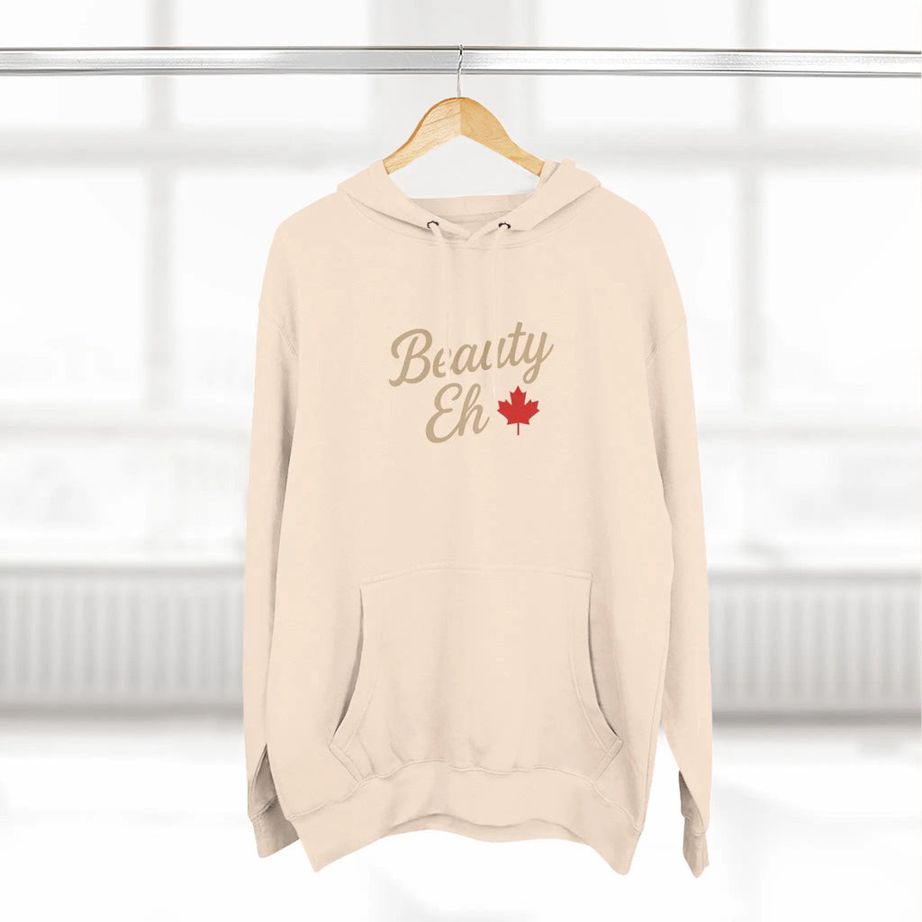 Sweat à capuche Beauty Eh Canadian - Pull-over Maple Leaf Pride - Vêtements pour femmes pour la fête du Canada - Sweat à capuche doublé en polaire confortable