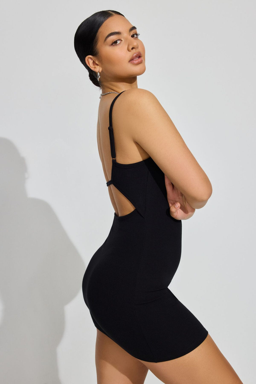 Natalie Low Back Mini Dress