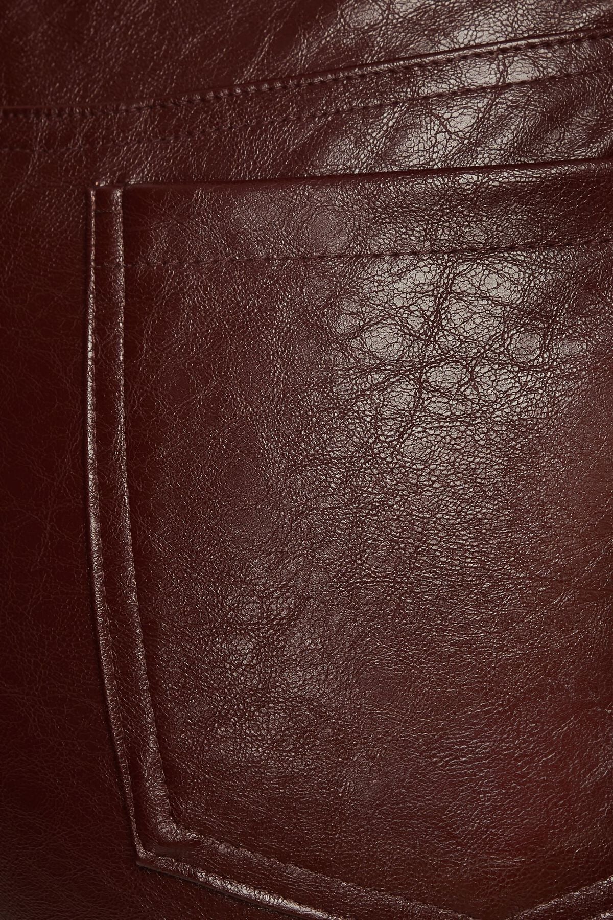 Justina Straight Faux Leather Pants