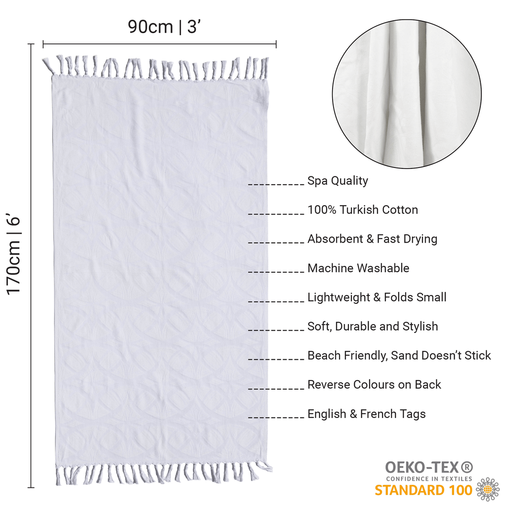 Turkish Towels Canada | Set in White