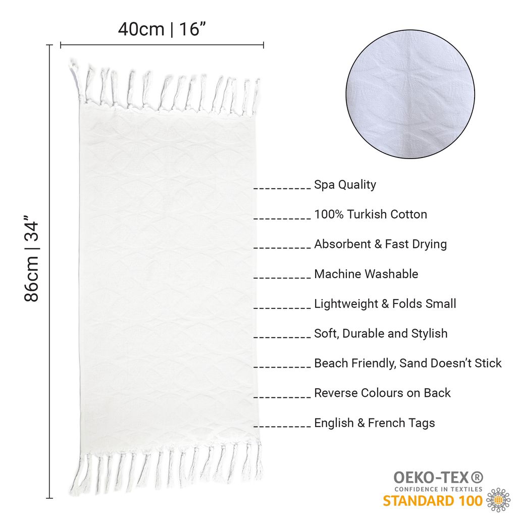 Turkish Towels Canada | Set in White