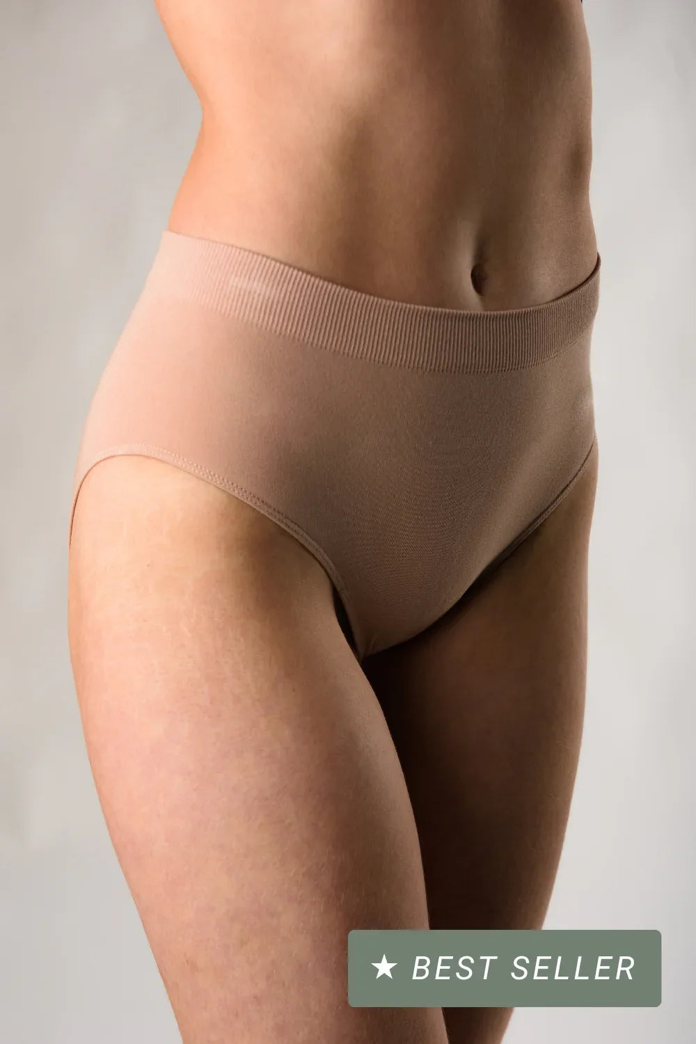 2-Pack Full Brief Bamboo Underwear - Beige