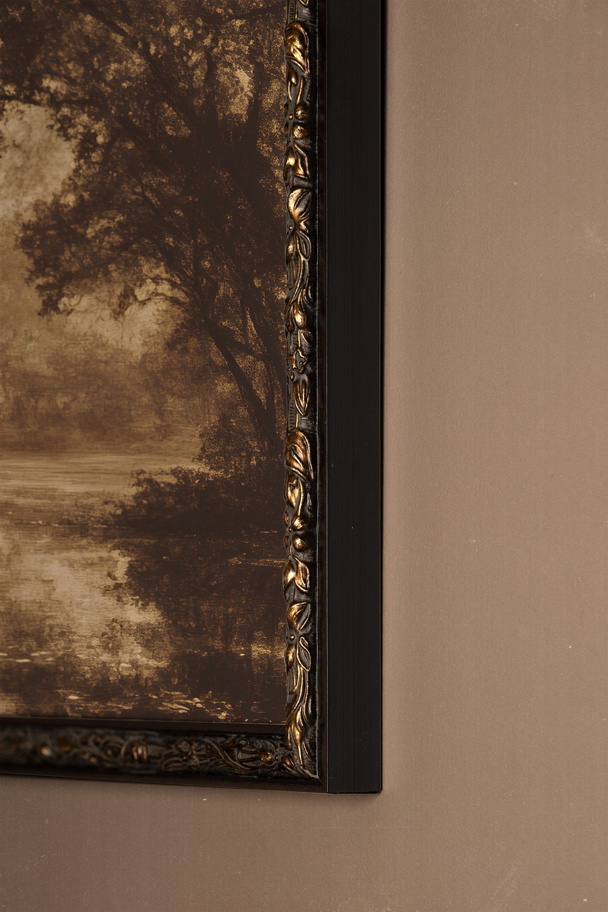 RIVER OF YESTERYEAR, VINTAGE BRONZE FRAME