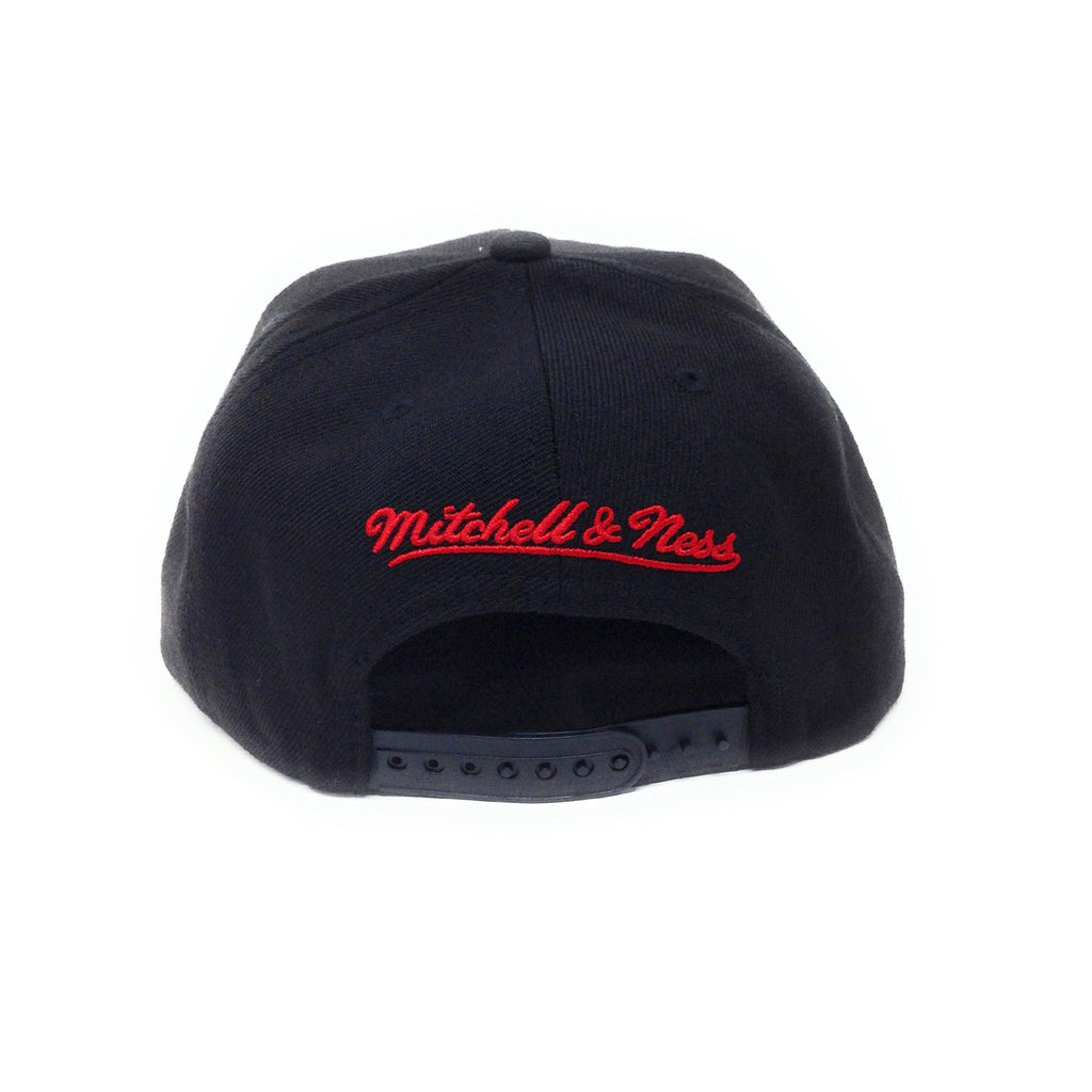 Mitchell and Ness Toronto Raptors Partial Claw Logo Red/Black Snapback Hat
