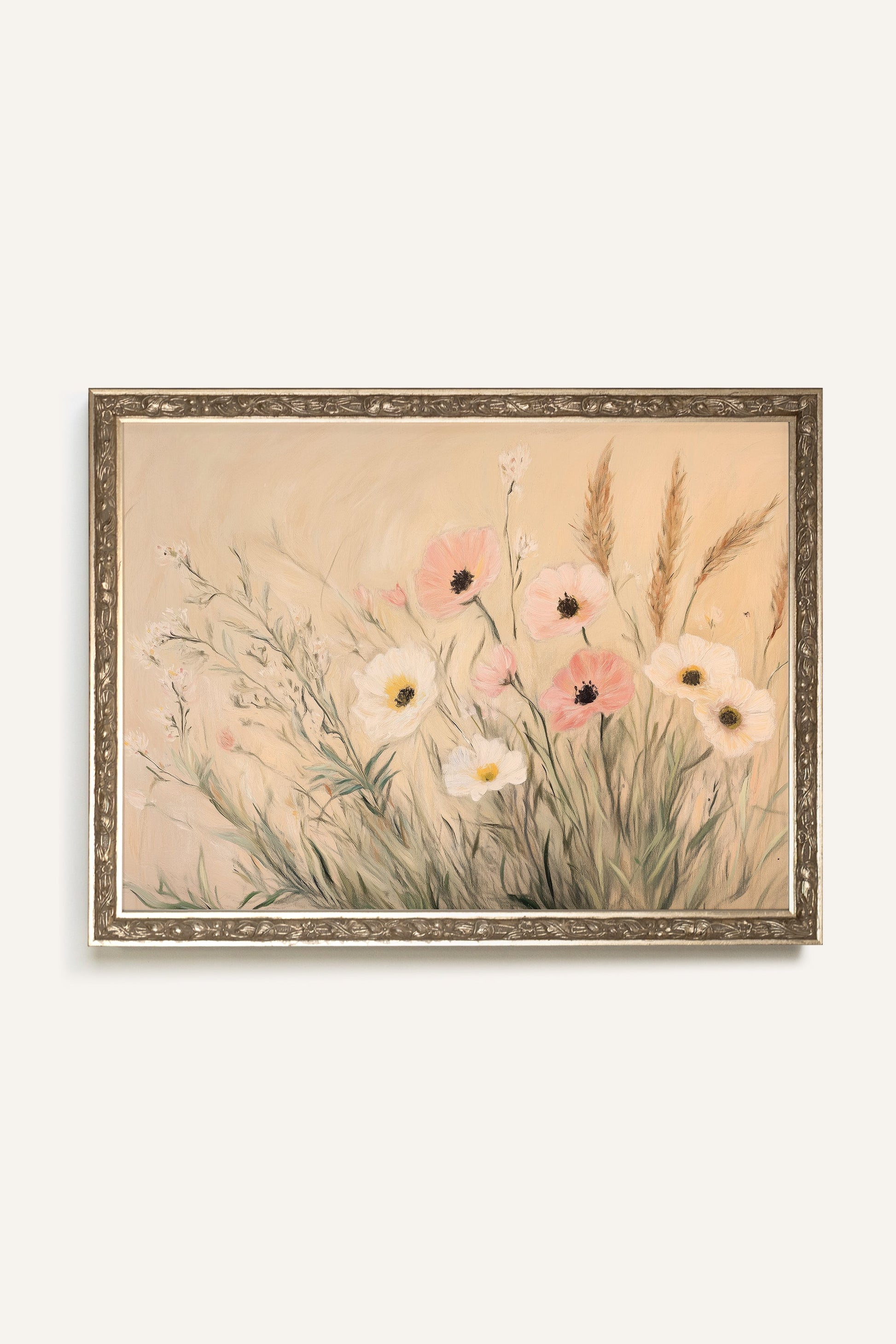 MELODY OF THE FIELDS, VINTAGE SILVER FRAME