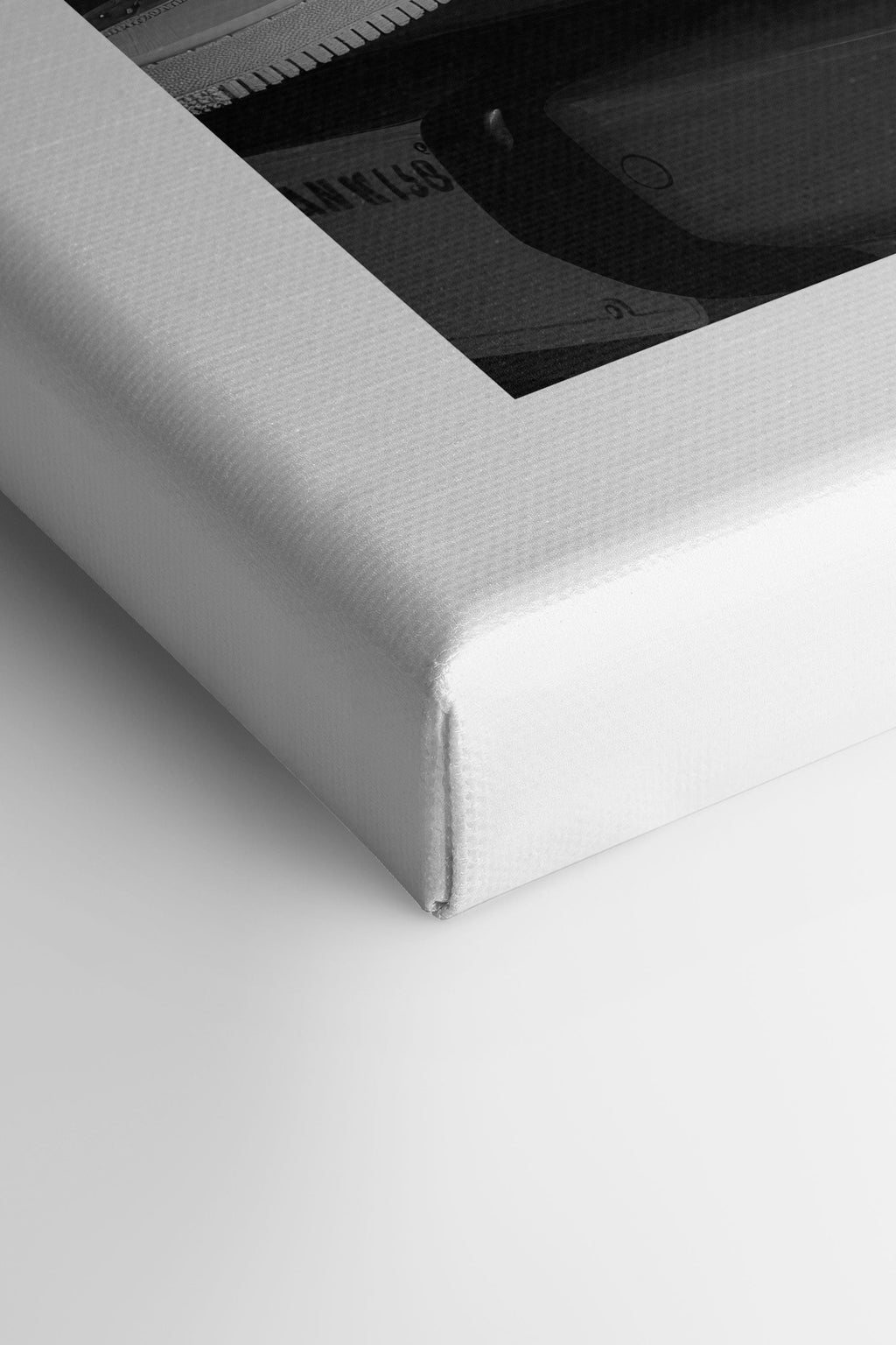 BLACK & WHITE BLISS, Stretched Canvas Artwork