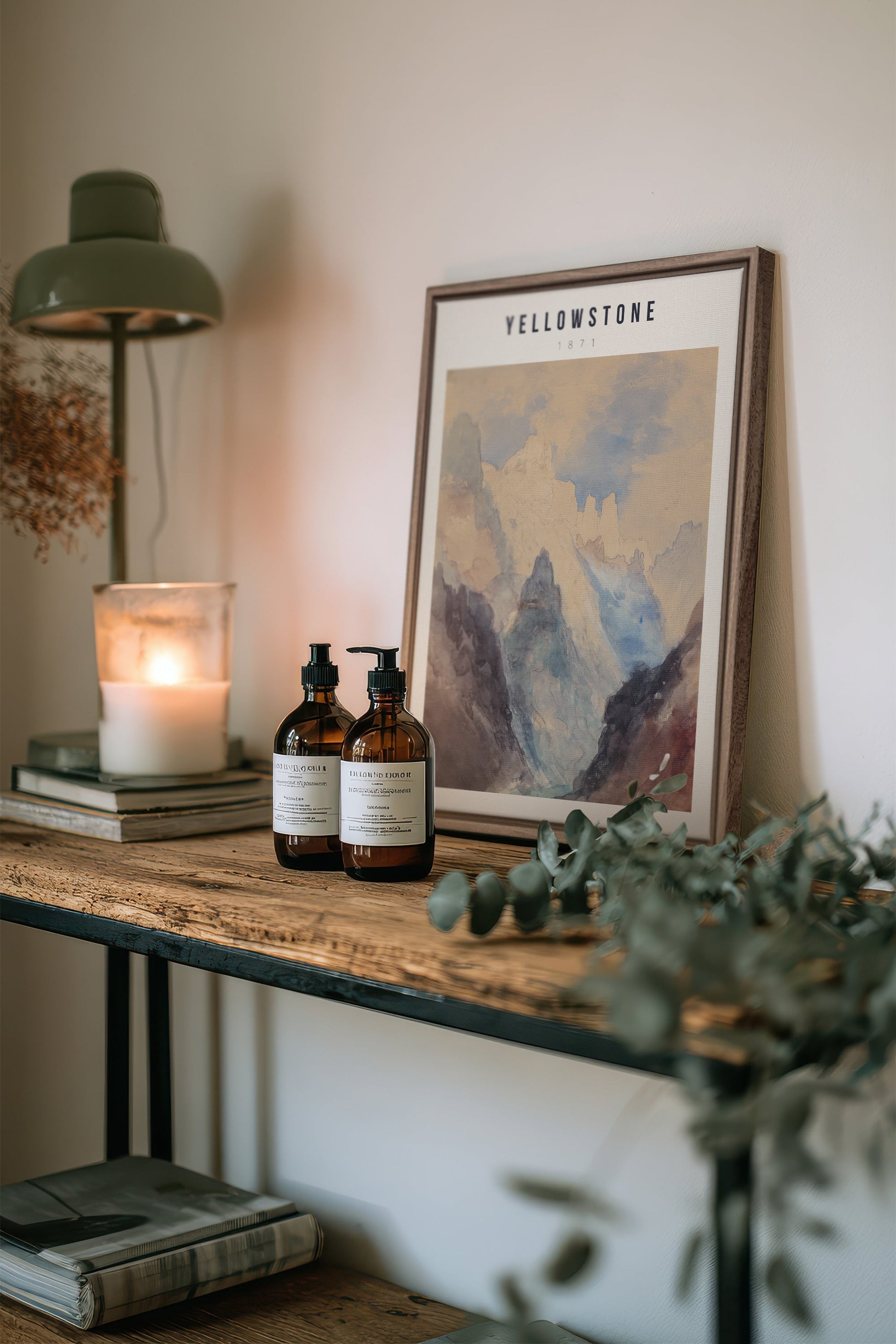 YELLOWSTONE, Stretched Canvas Artwork