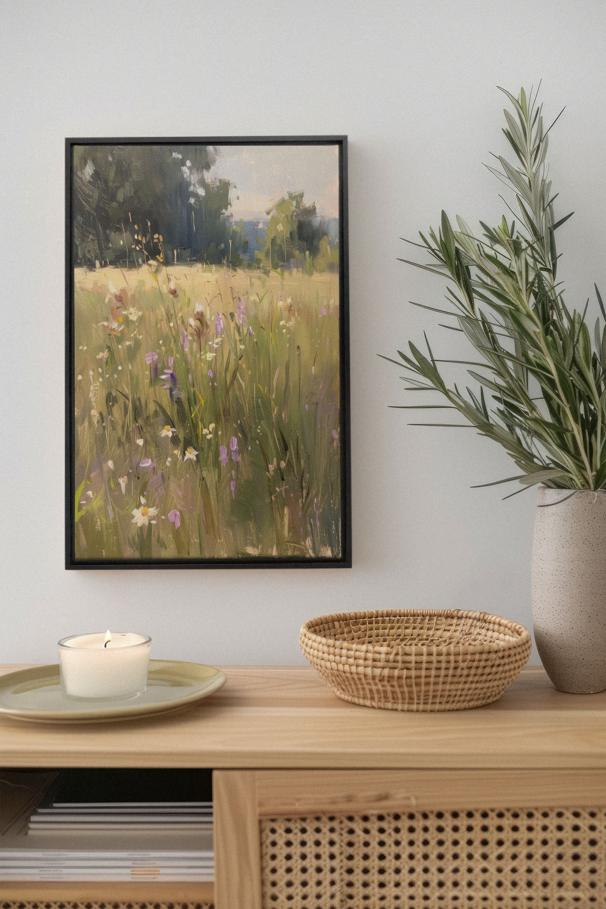 FIELDS OF HARMONY, Stretched Canvas Artwork