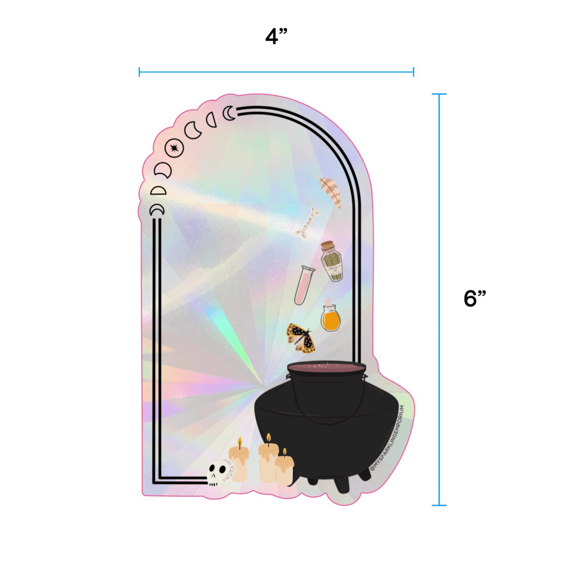 Potion Recipe Suncatcher Sticker