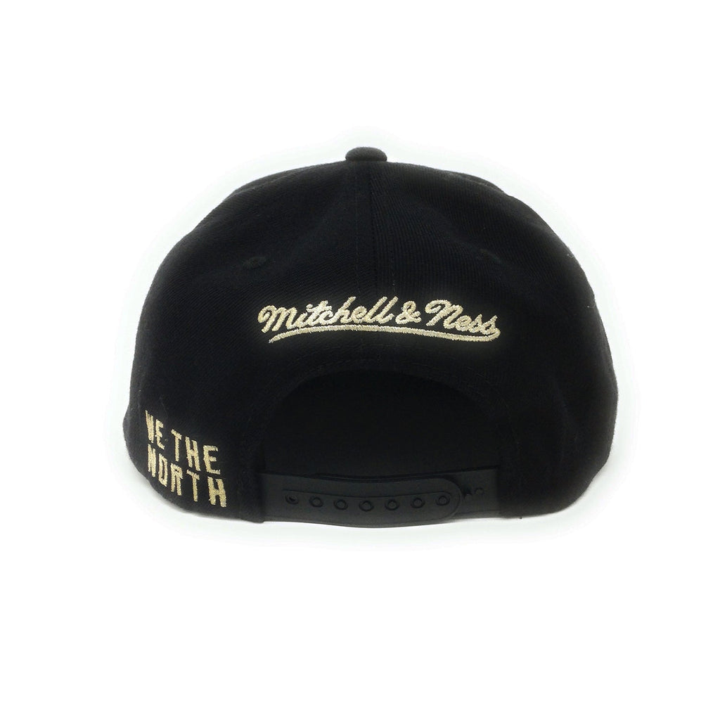 Mitchell and Ness Toronto Raptors We The Champions - 2019 Champions - Black/Gold Snapback Hat