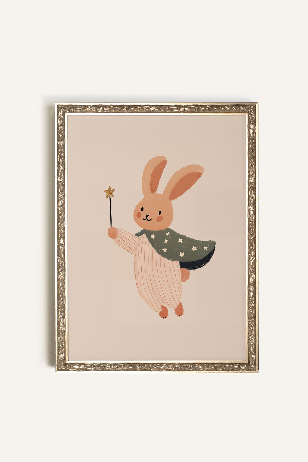 MAGICAL RABBIT, VINTAGE SILVER FRAME