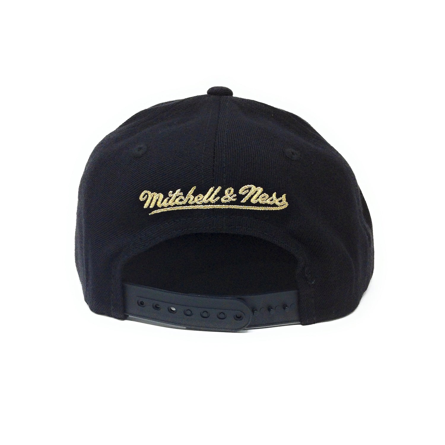 Mitchell and Ness Toronto Raptors Partial Claw Logo Red/Gold/Black Snapback Hat