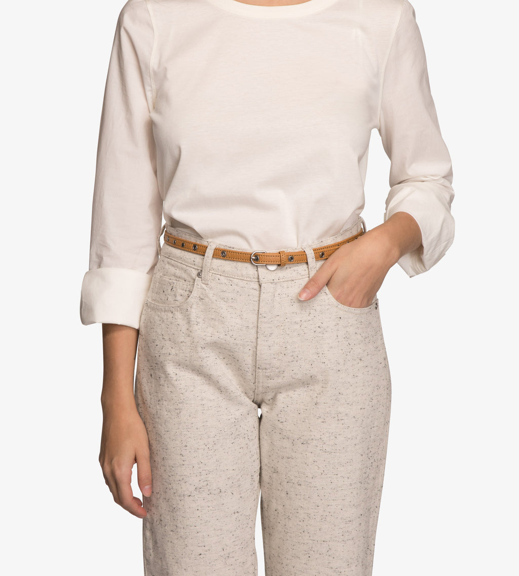 Ceinture fine végane pour femme BOWIE