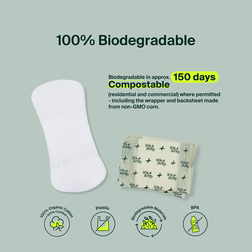 Protège-slips 100 % coton biologique