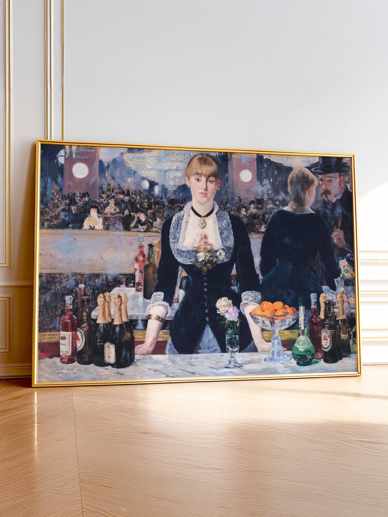 Édouard Manet A Bar at the Folies-Bergère Print – Impressionist Wall Art