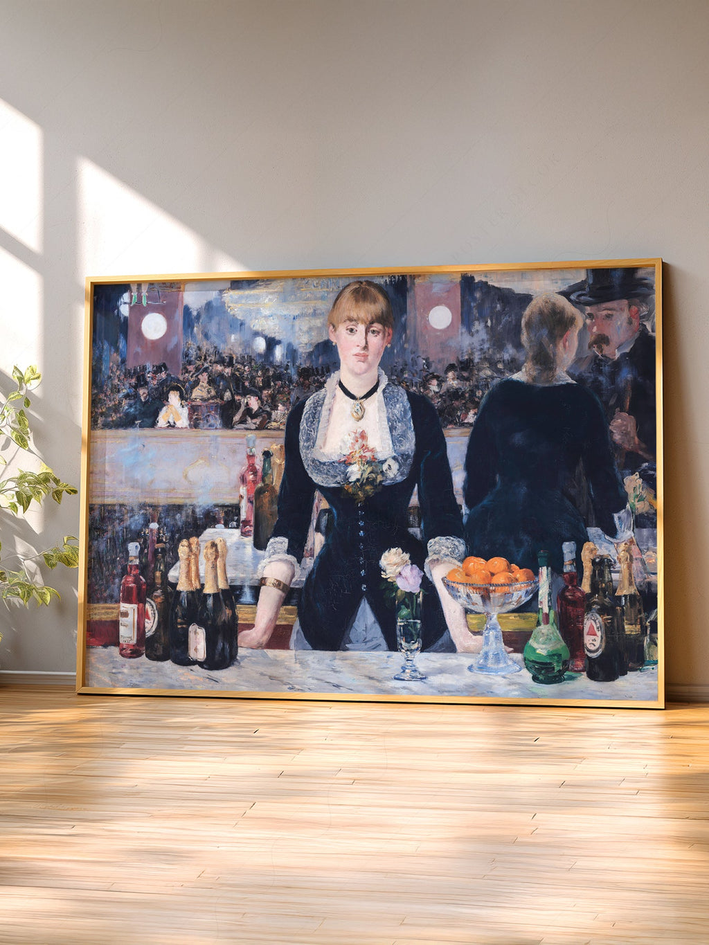 Édouard Manet A Bar at the Folies-Bergère Print – Impressionist Wall Art