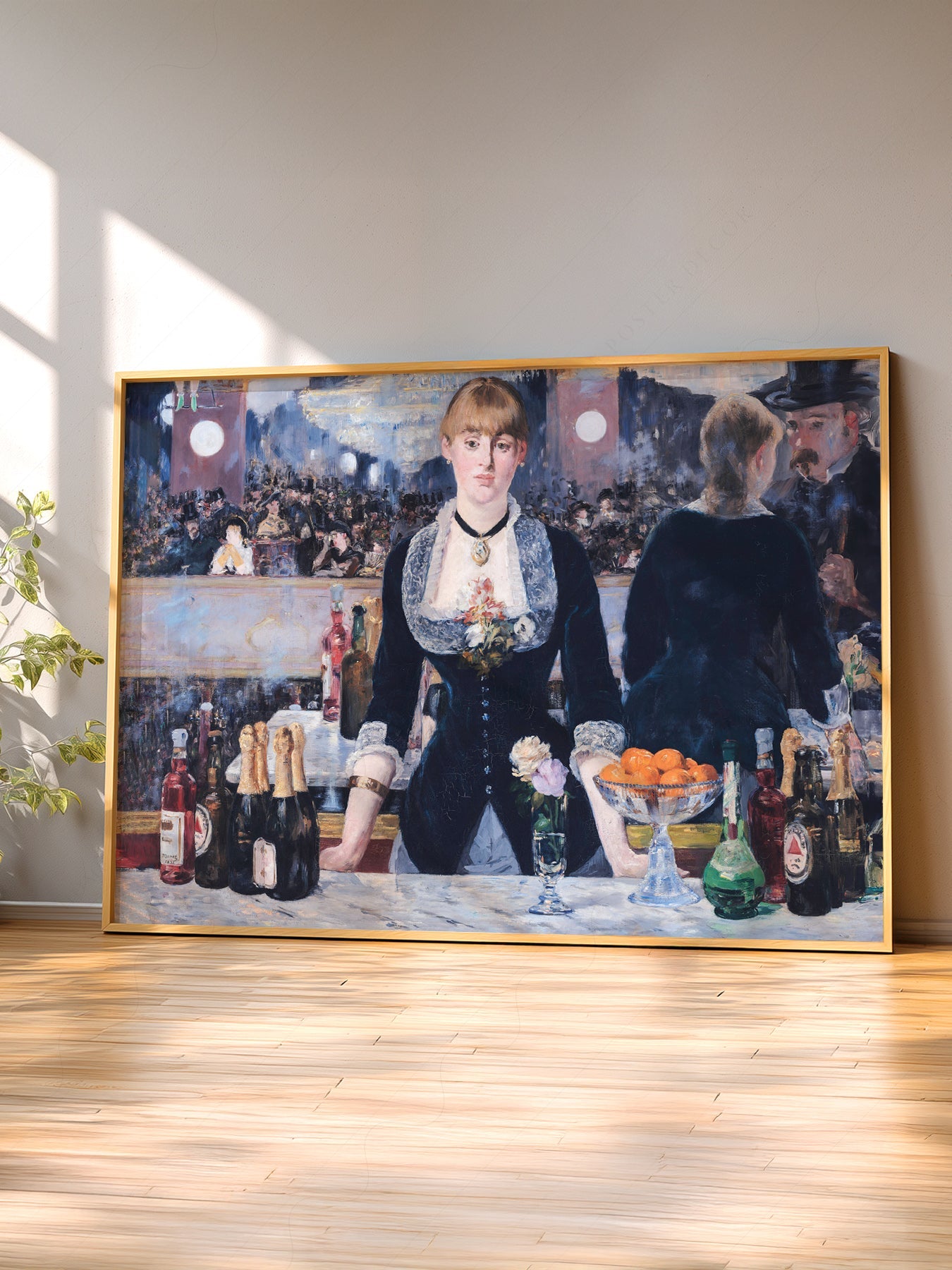 Édouard Manet A Bar at the Folies-Bergère Print – Impressionist Wall Art