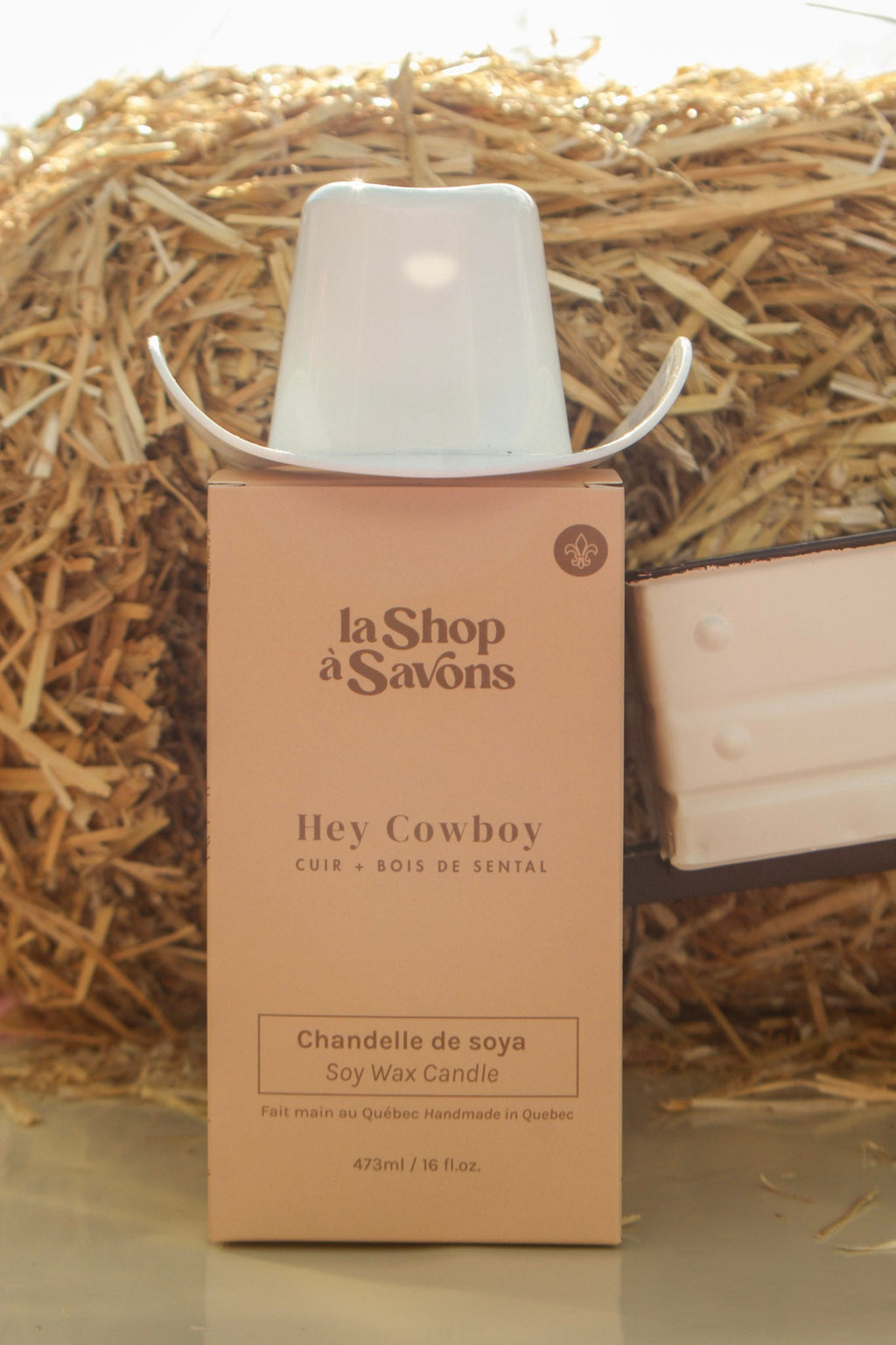 16 oz Soy Candle - Hey Cowboy