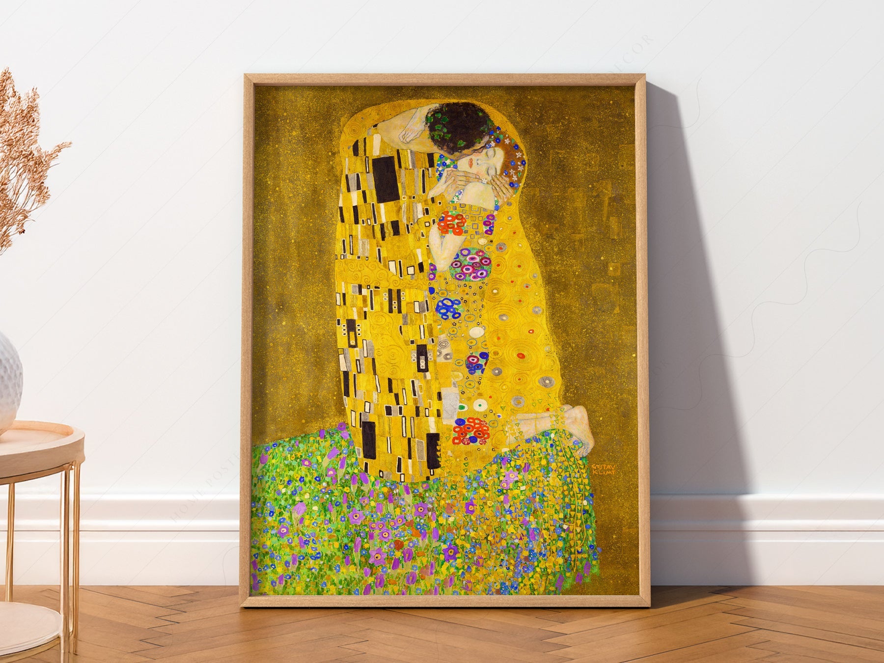Gustav Klimt The Kiss Art Print – Golden Age Romantic Wall Decor
