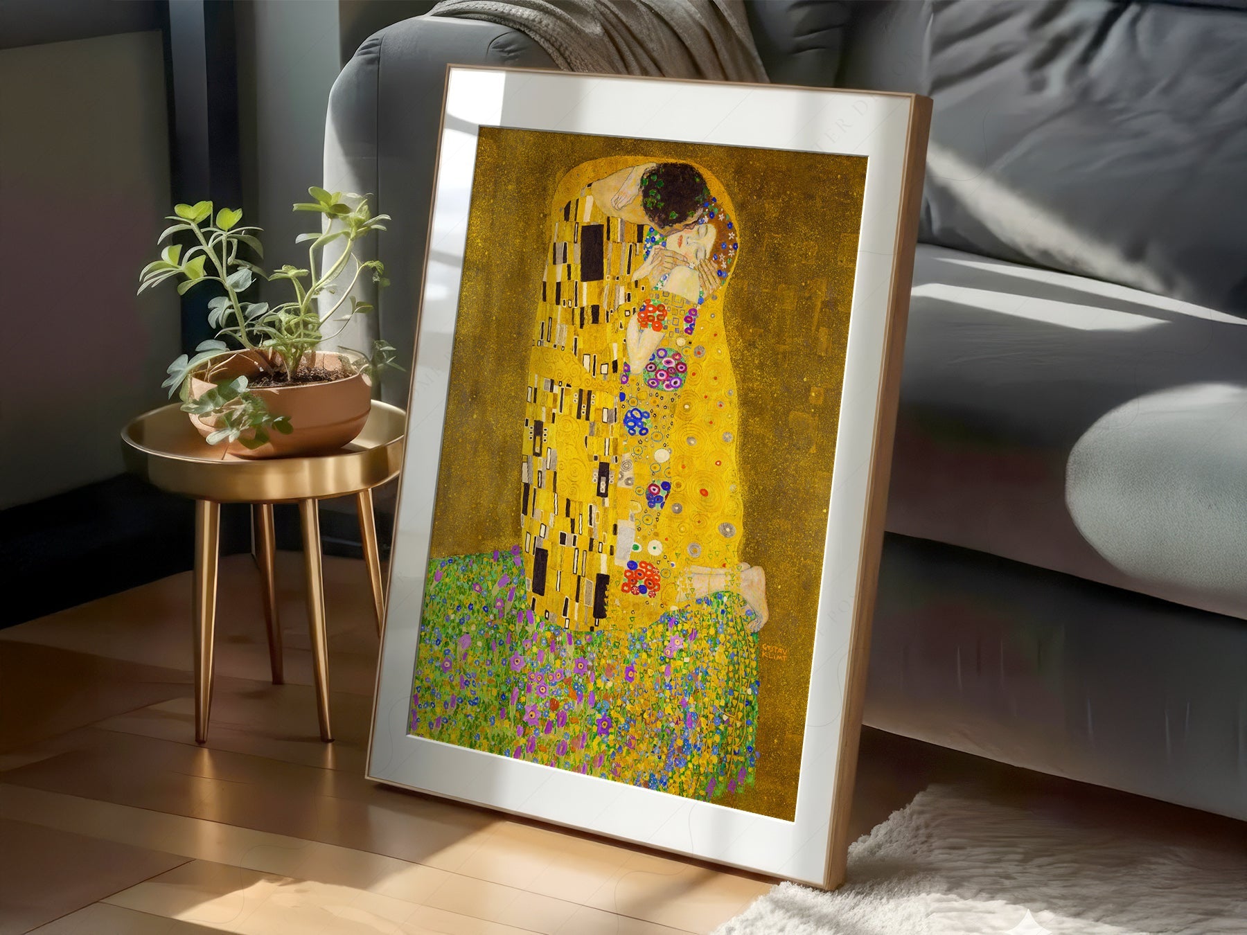 Gustav Klimt The Kiss Art Print – Golden Age Romantic Wall Decor