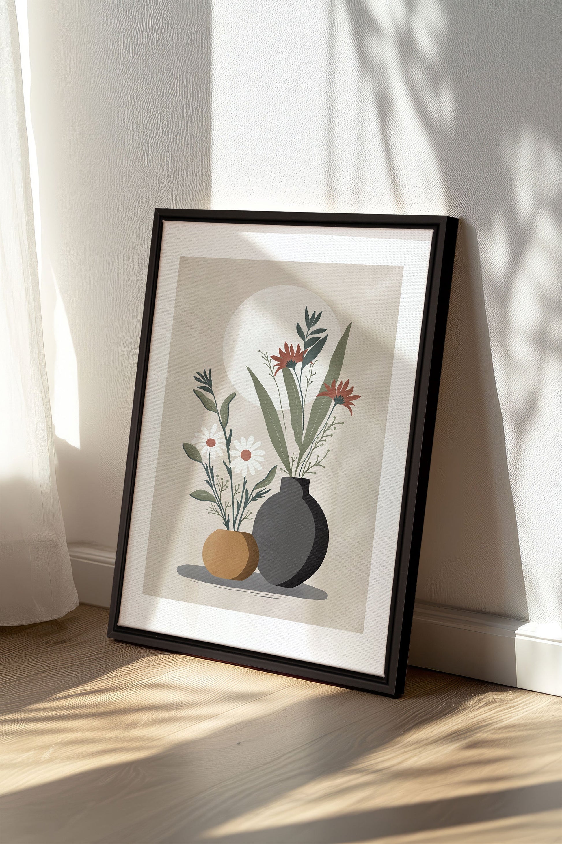 SUNLIT BLOOMS, Stretched Canvas Artwork