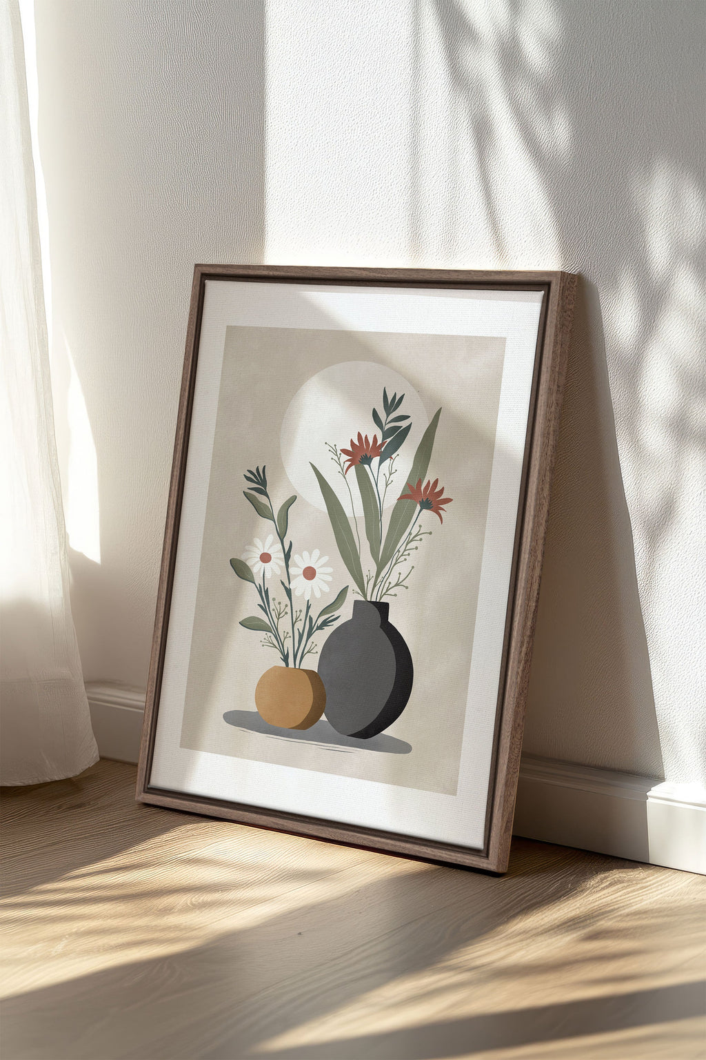 SUNLIT BLOOMS, Stretched Canvas Artwork
