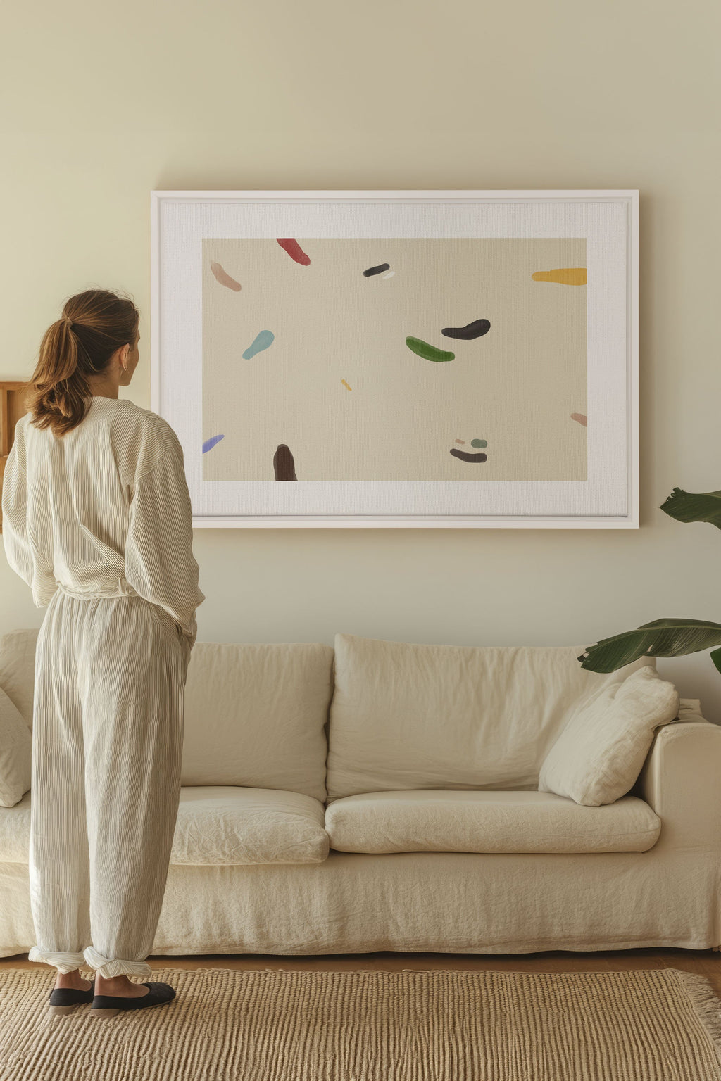 WATERCOLOR DRIFT, Stretched Canvas Artwork