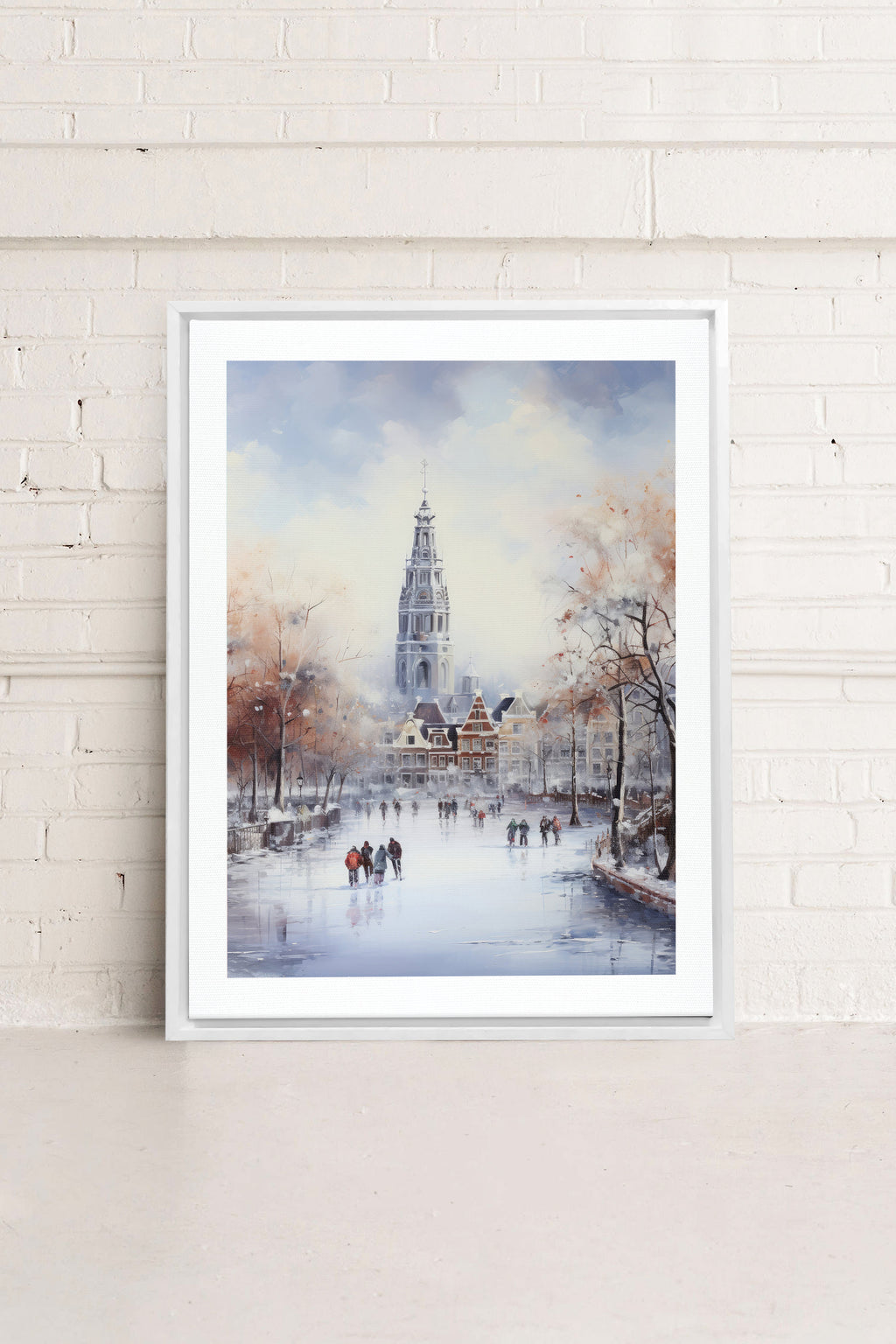 Azure Rink, Stretched Canvas Artwork