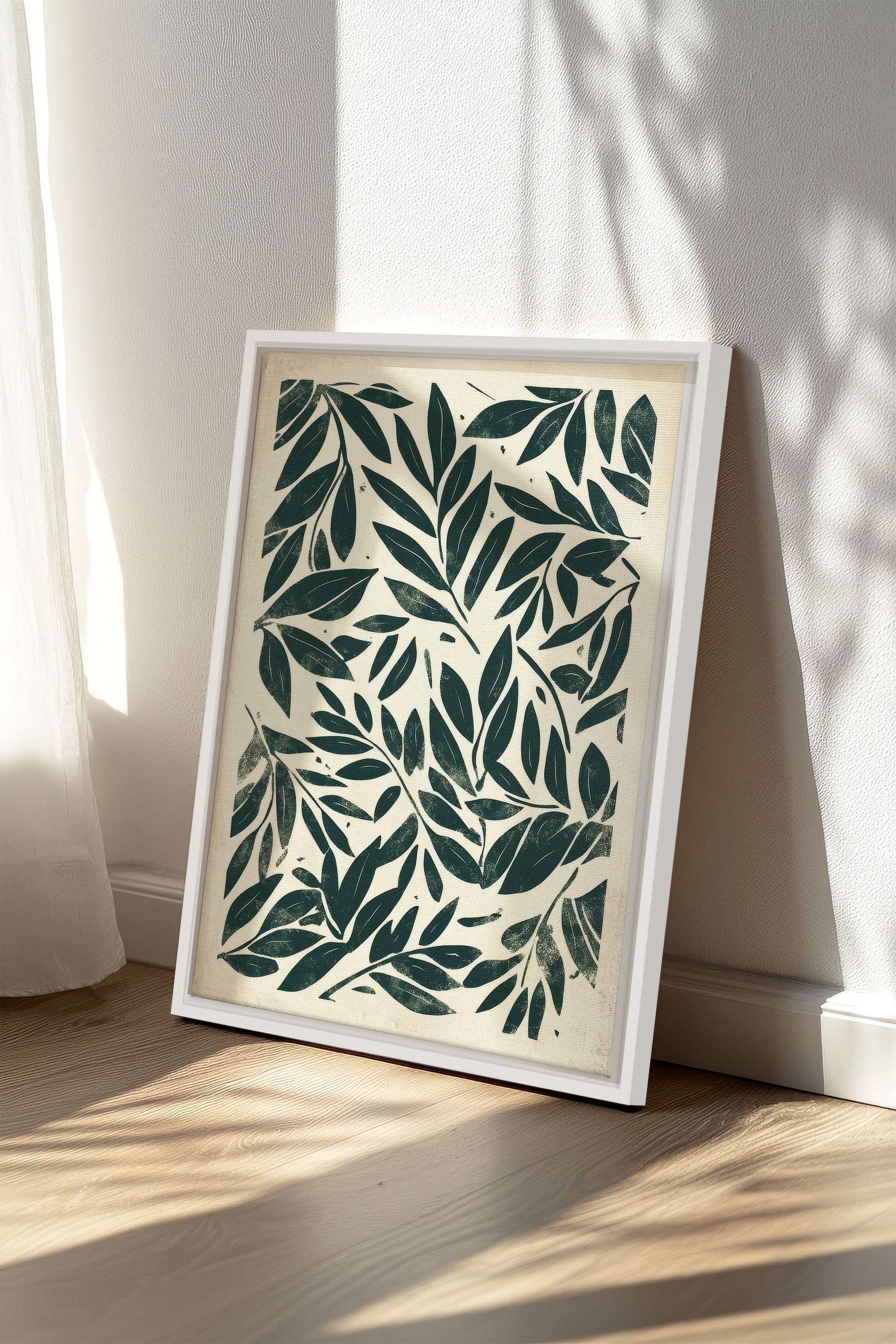 HERITAGE GREENERY, Stretched Canvas Artwork