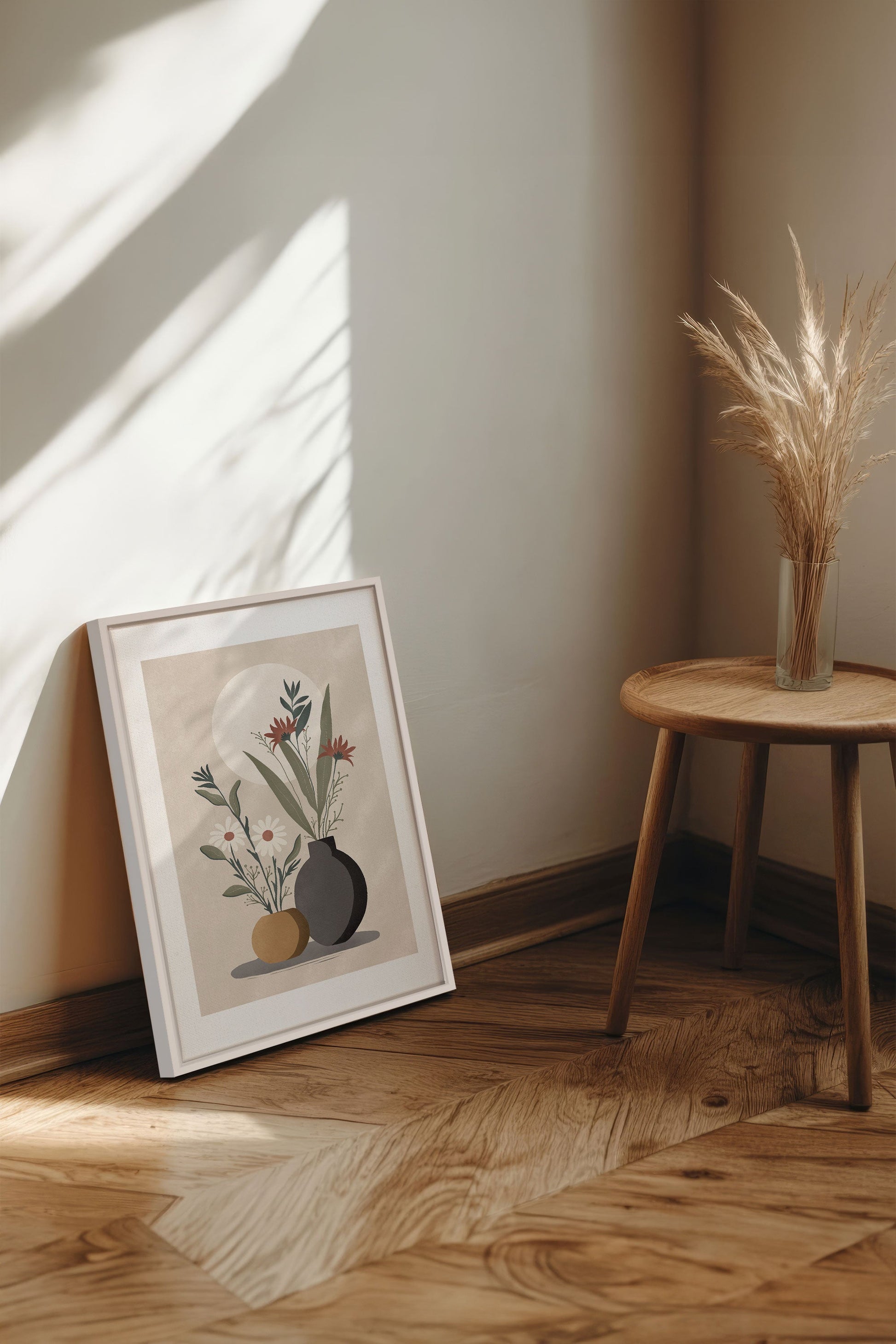 SUNLIT BLOOMS, Stretched Canvas Artwork