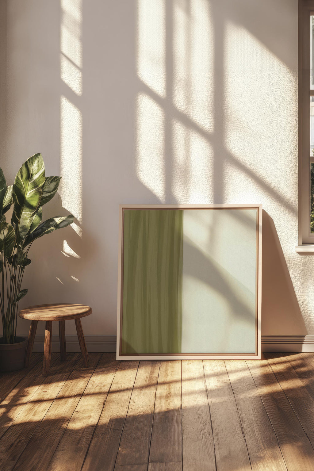 VERDANT FLOW, Stretched Canvas Artwork