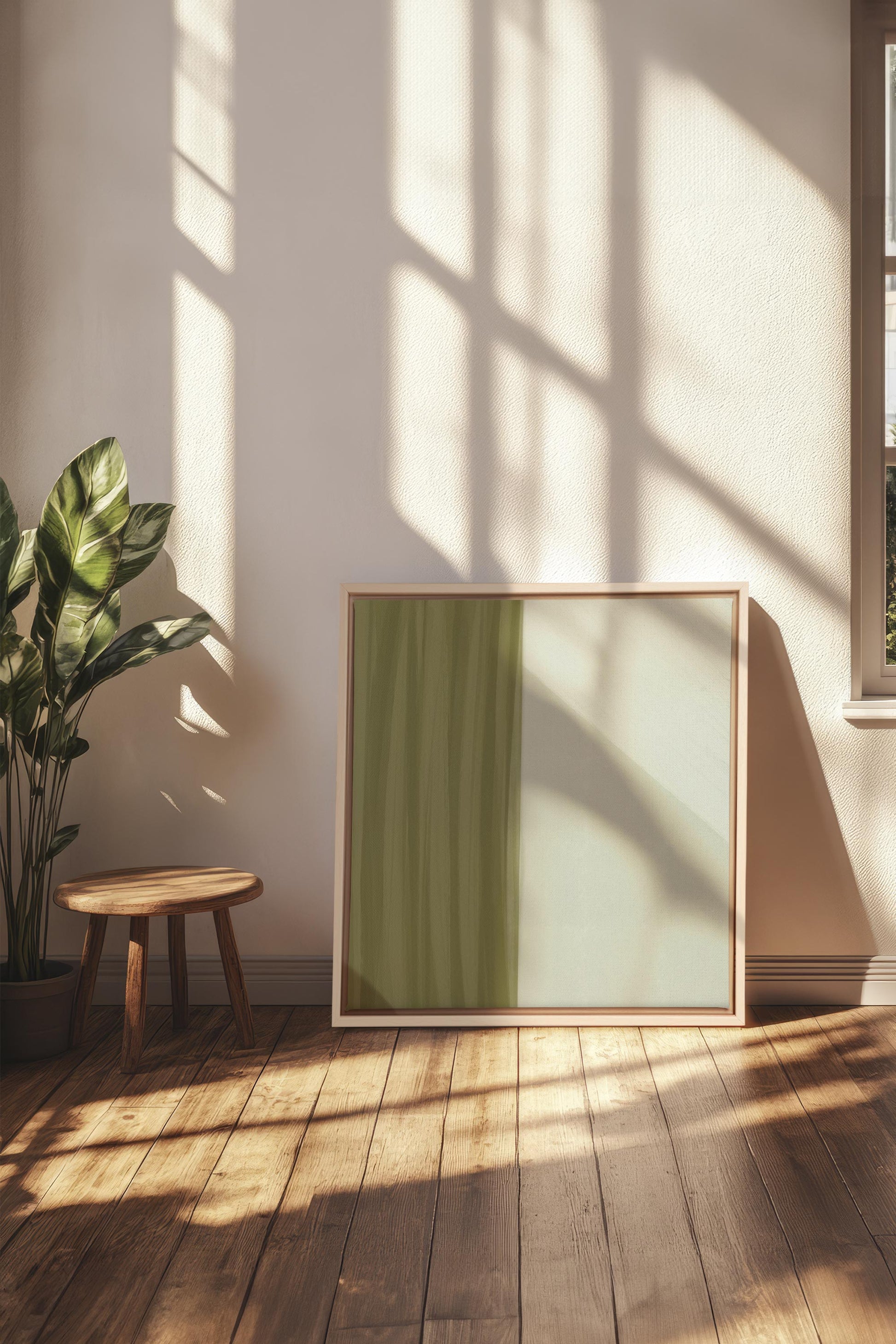 VERDANT FLOW, Stretched Canvas Artwork