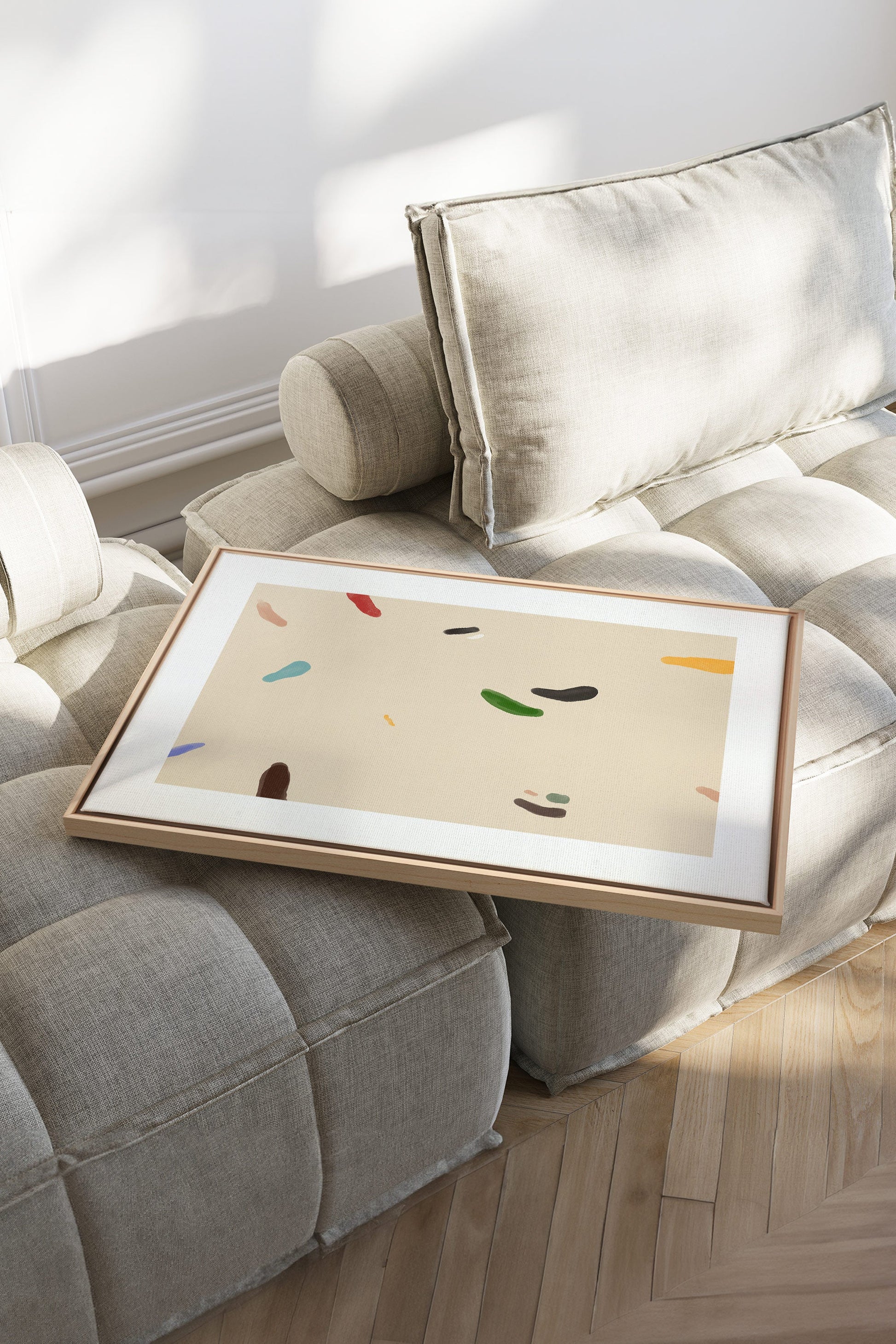 WATERCOLOR DRIFT, Stretched Canvas Artwork