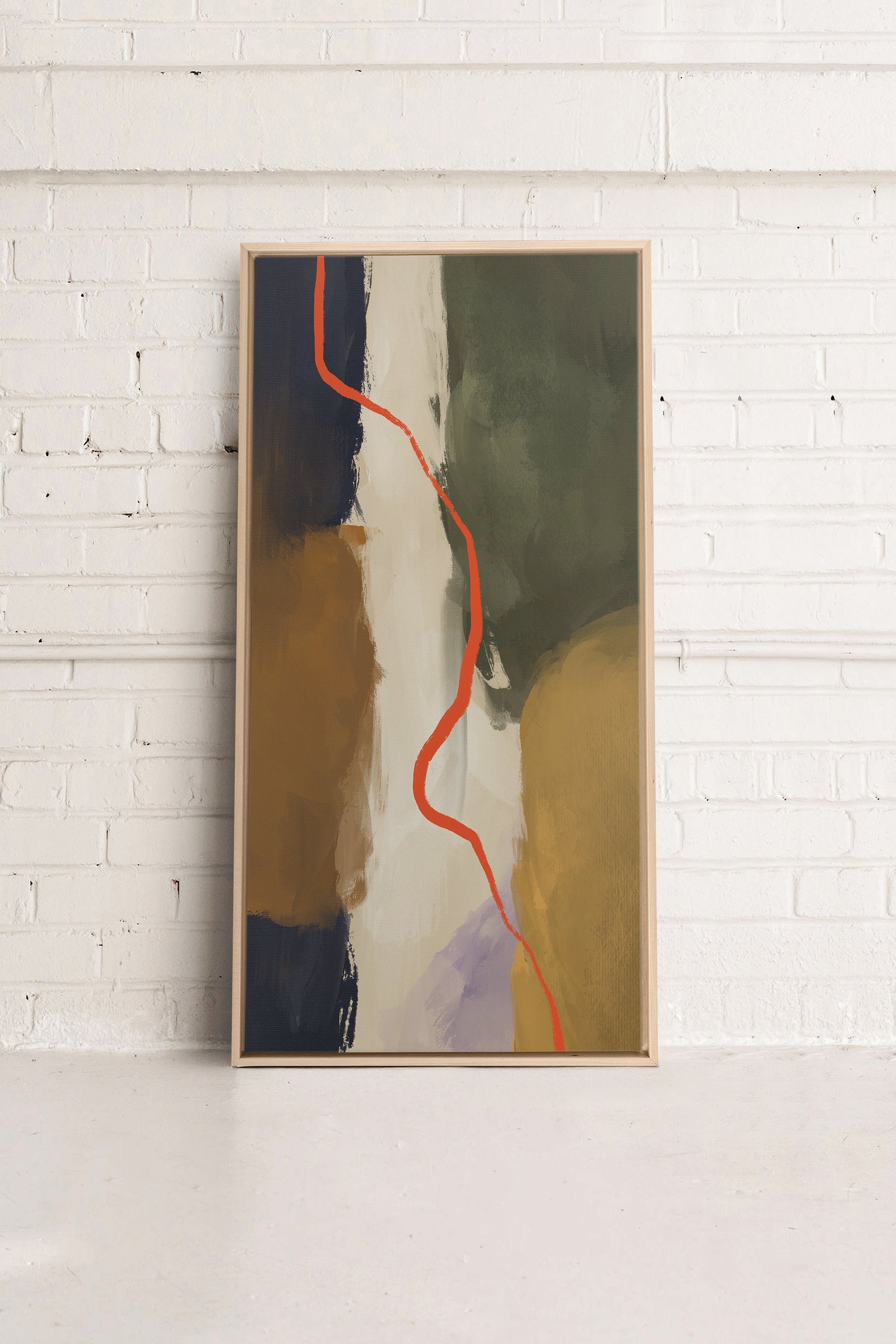 CREVASSE, Stretched Canvas Artwork