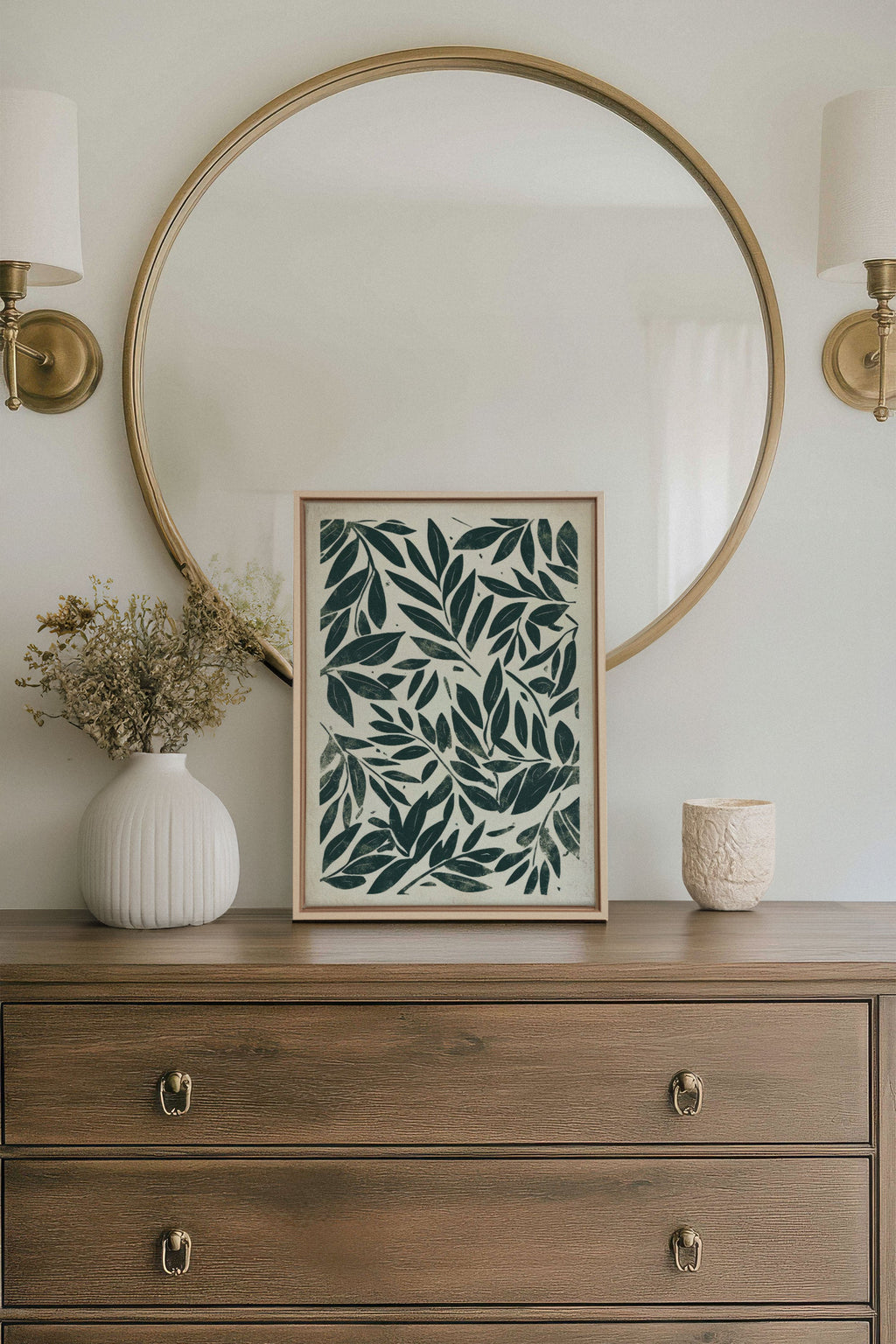 HERITAGE GREENERY, Stretched Canvas Artwork