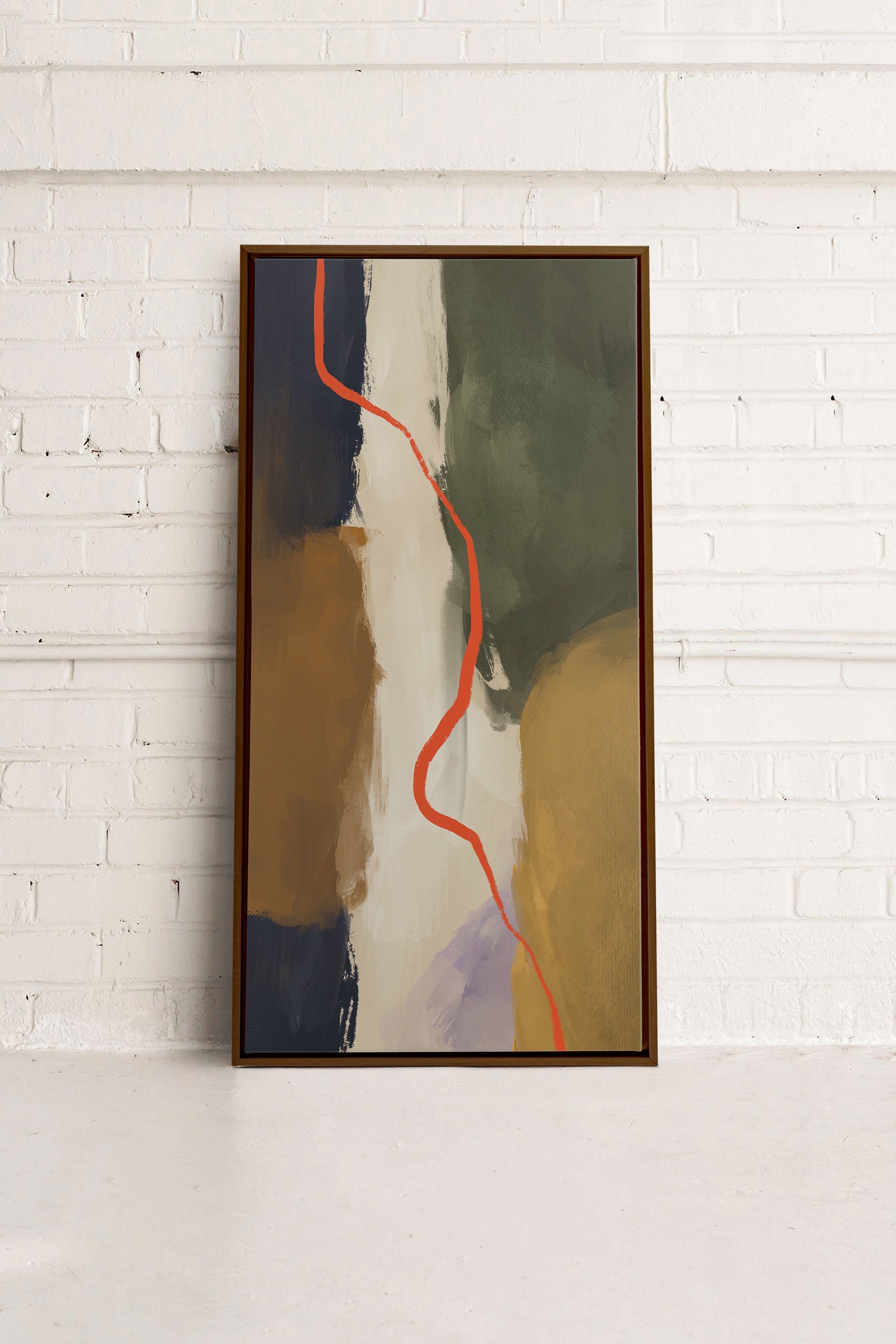 CREVASSE, Stretched Canvas Artwork