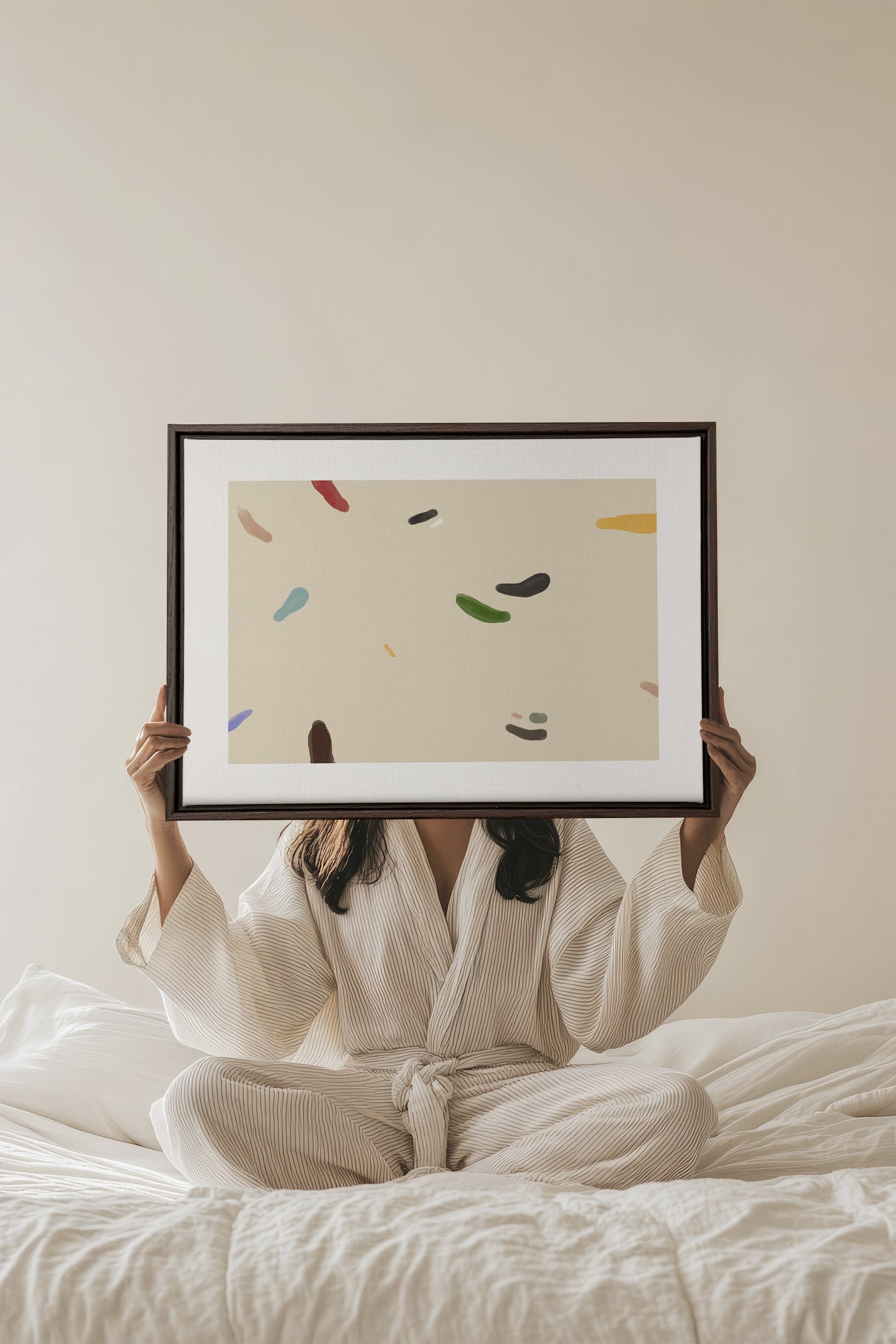 WATERCOLOR DRIFT, Stretched Canvas Artwork
