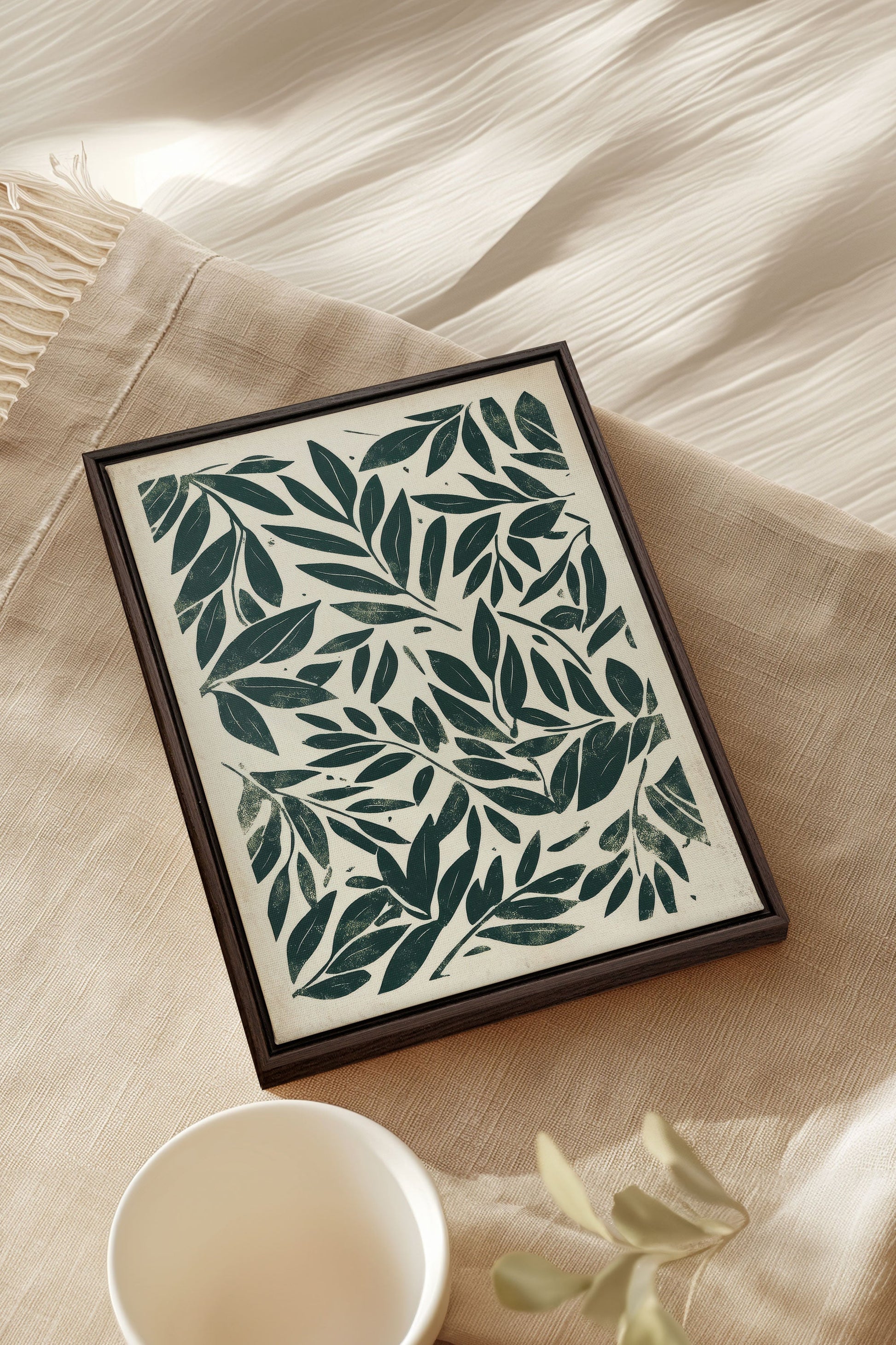 HERITAGE GREENERY, Stretched Canvas Artwork