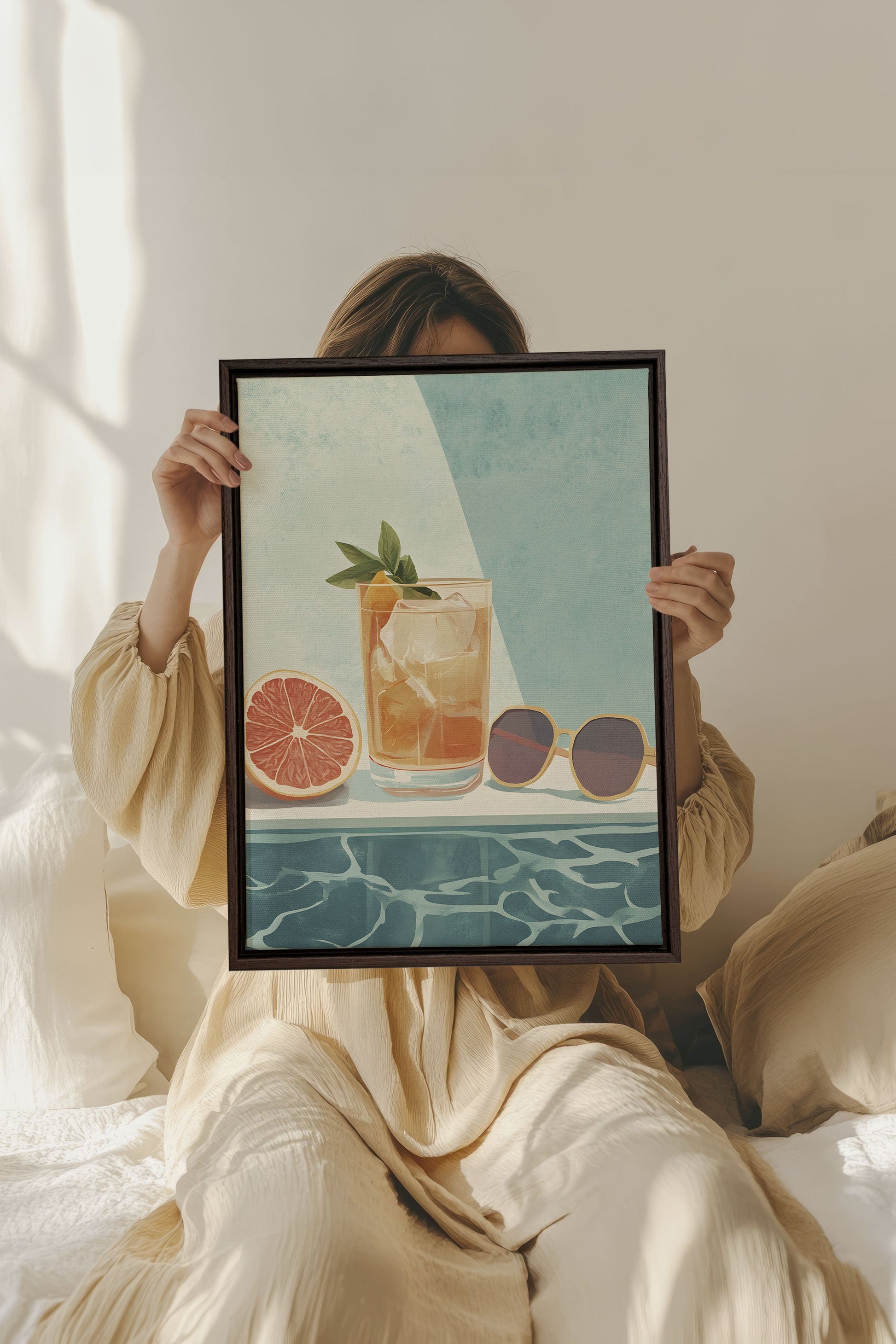 Summer Aperitif, Stretched Canvas Artwork