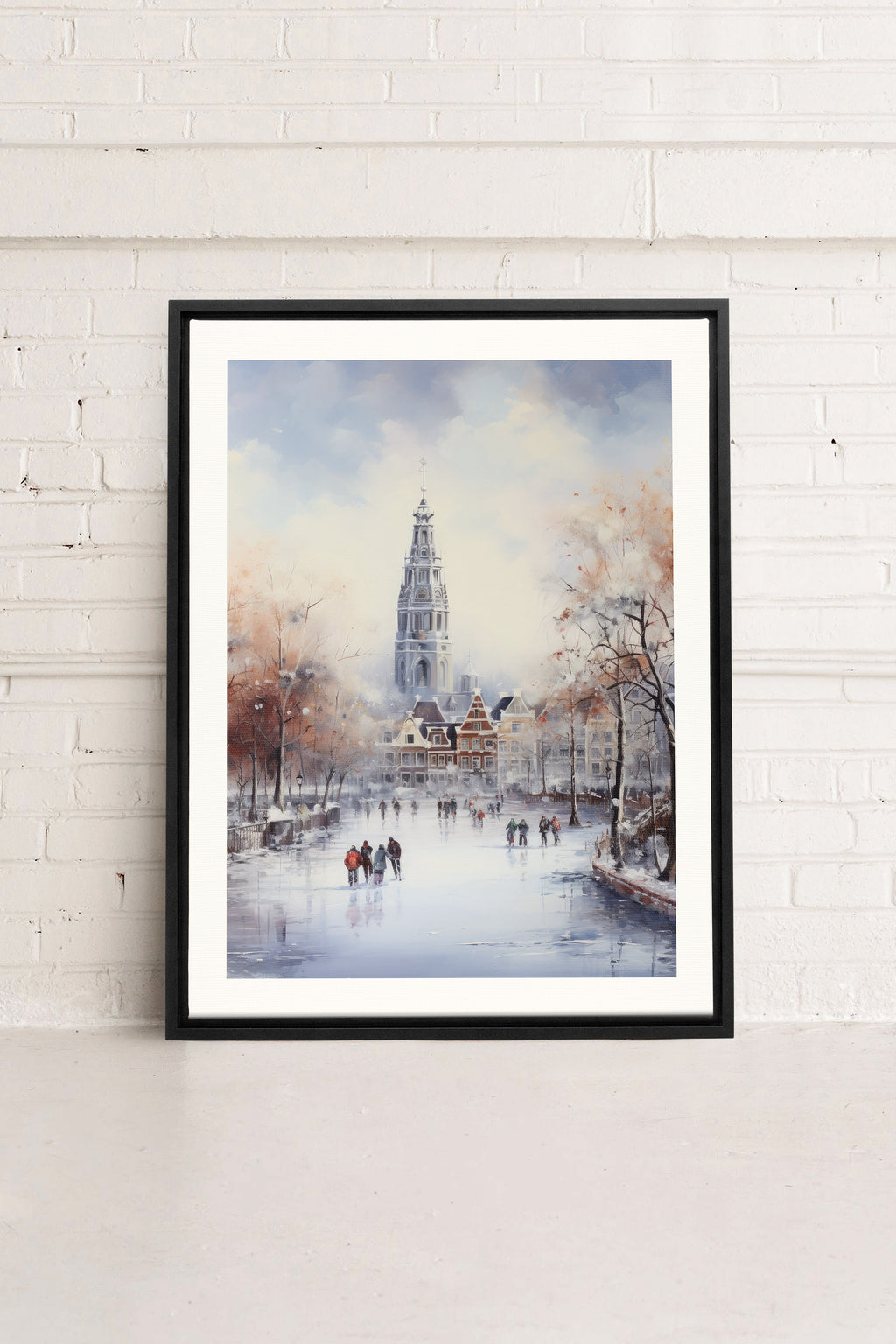 Azure Rink, Stretched Canvas Artwork