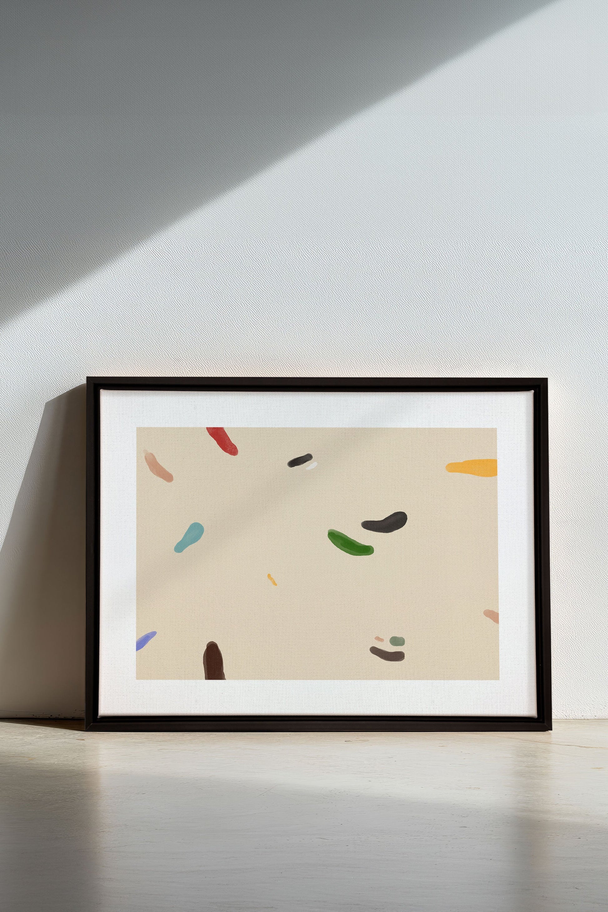 WATERCOLOR DRIFT, Stretched Canvas Artwork