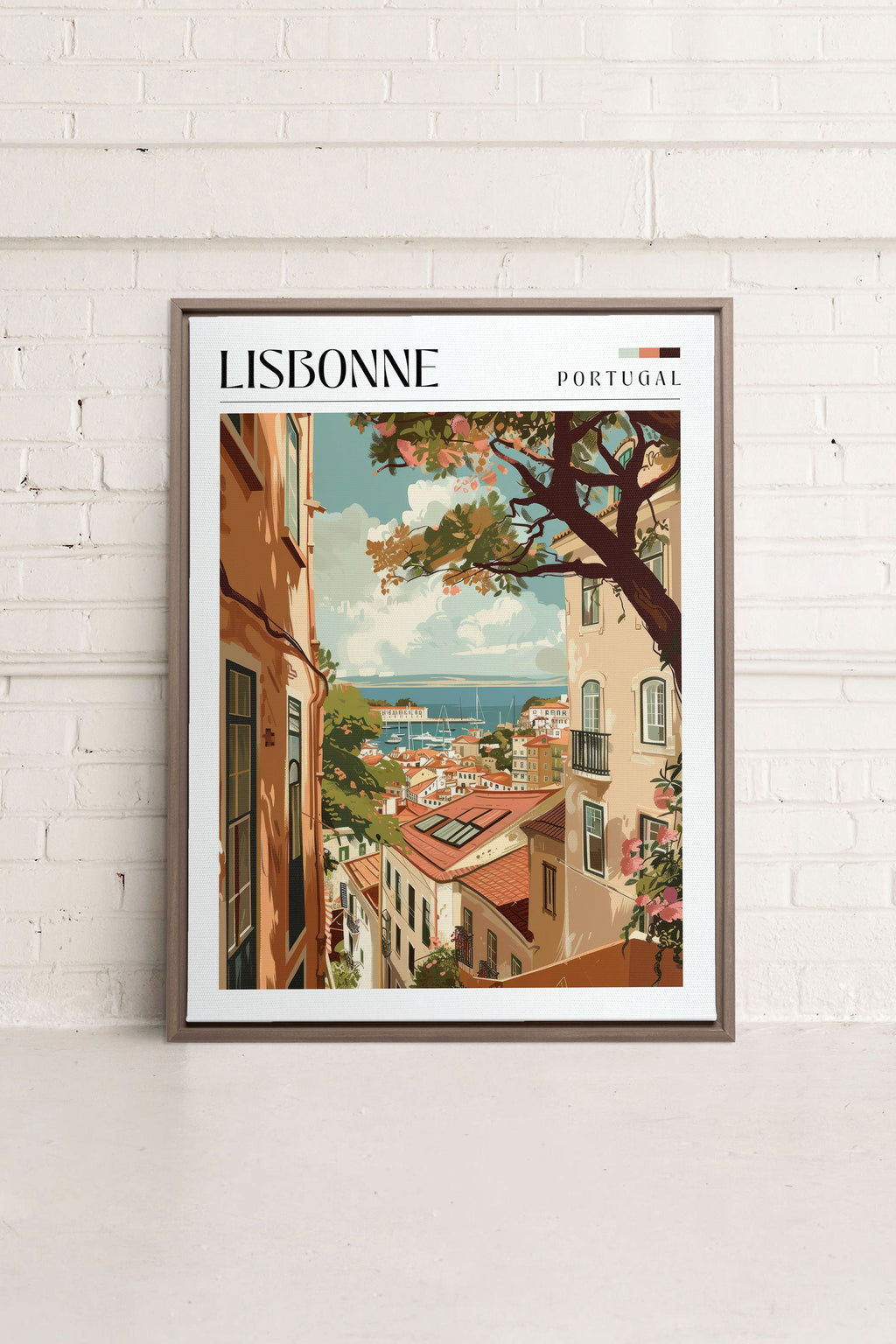 Lisbon, Stretched Canvas Artwork