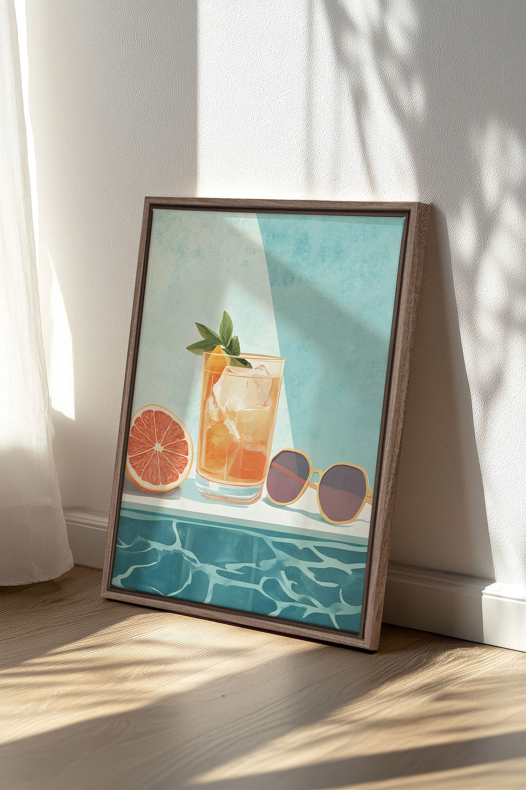 Summer Aperitif, Stretched Canvas Artwork