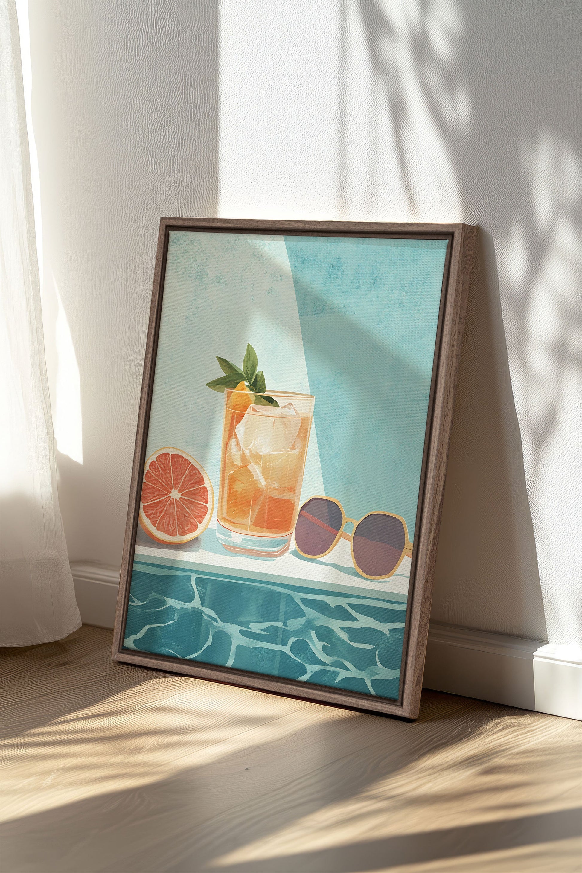 Summer Aperitif, Stretched Canvas Artwork